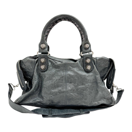 The Part Time Deep Green Calfskin Leather Two Way Bag