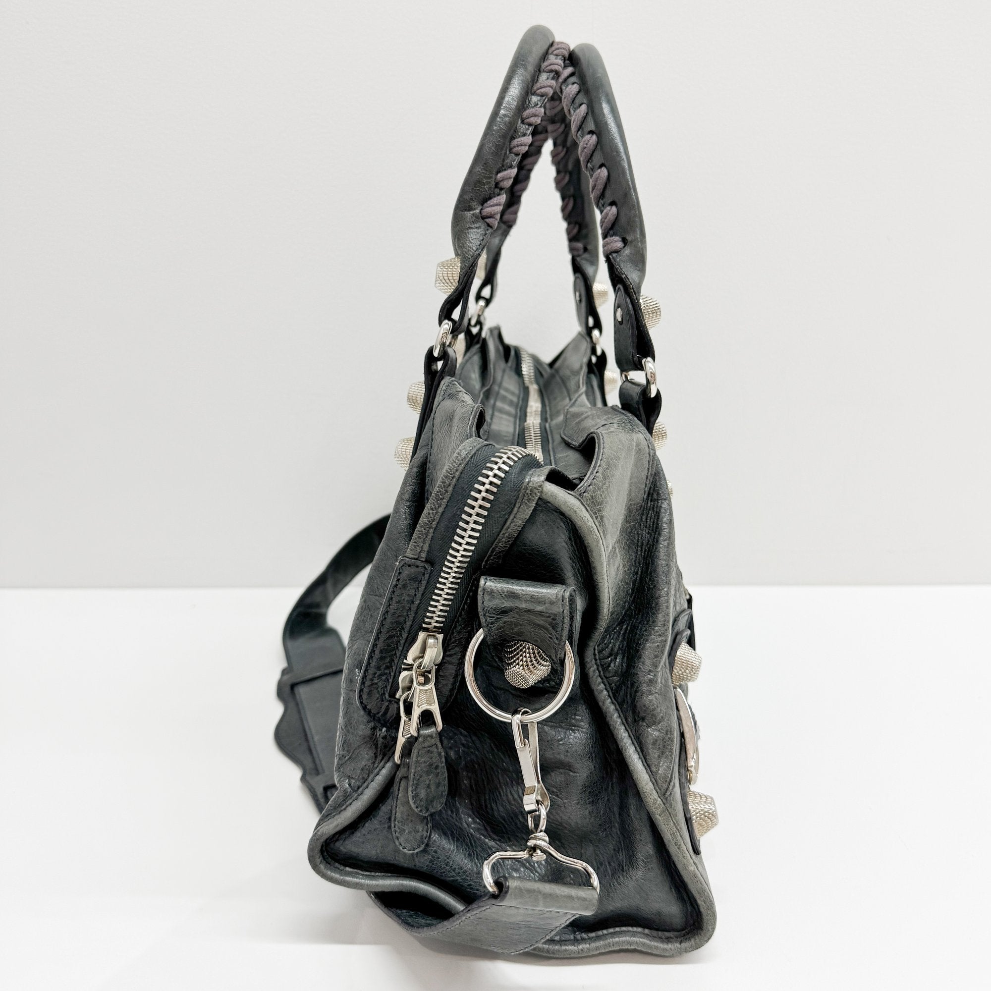 The Part Time Deep Green Calfskin Leather Two Way Bag