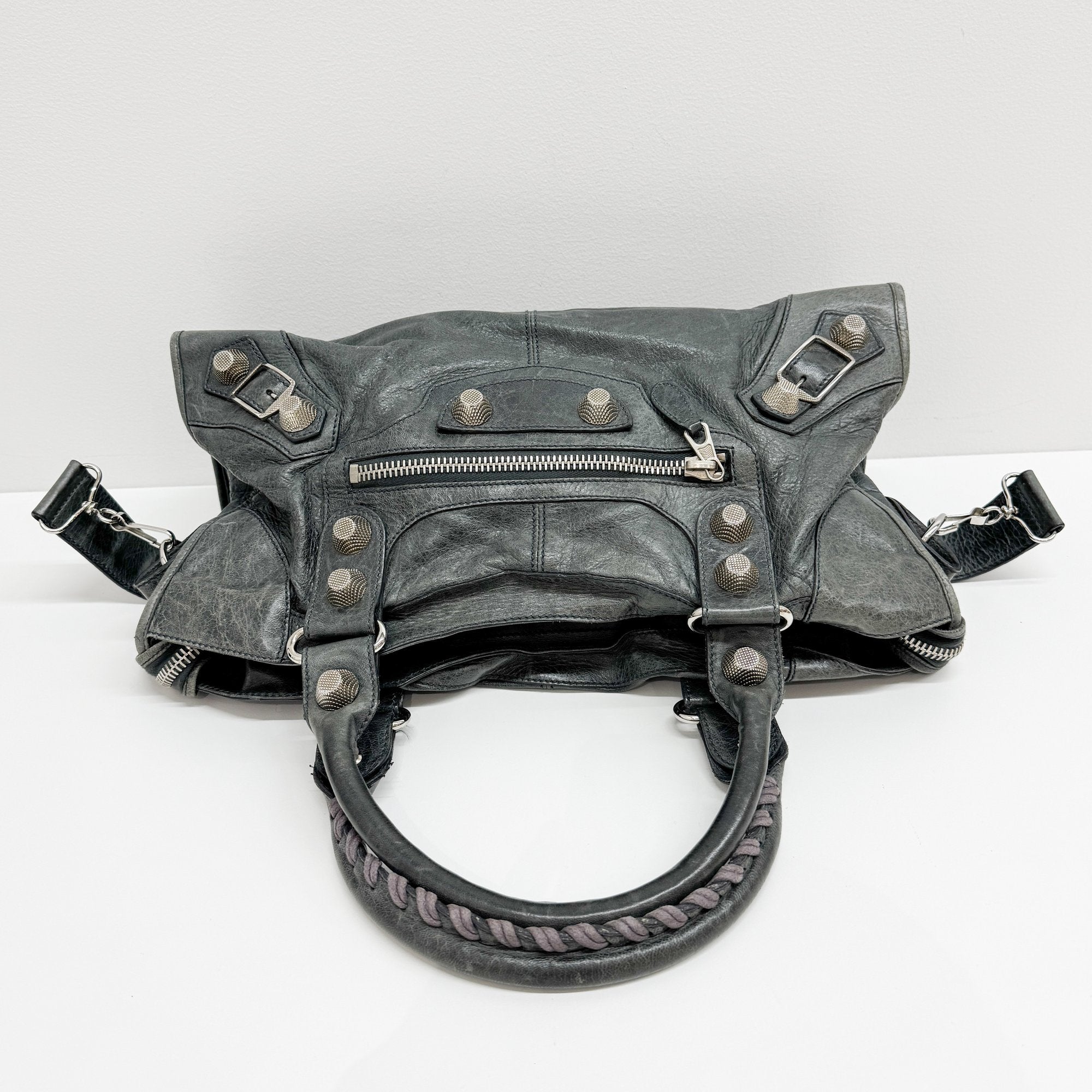 The Part Time Deep Green Calfskin Leather Two Way Bag