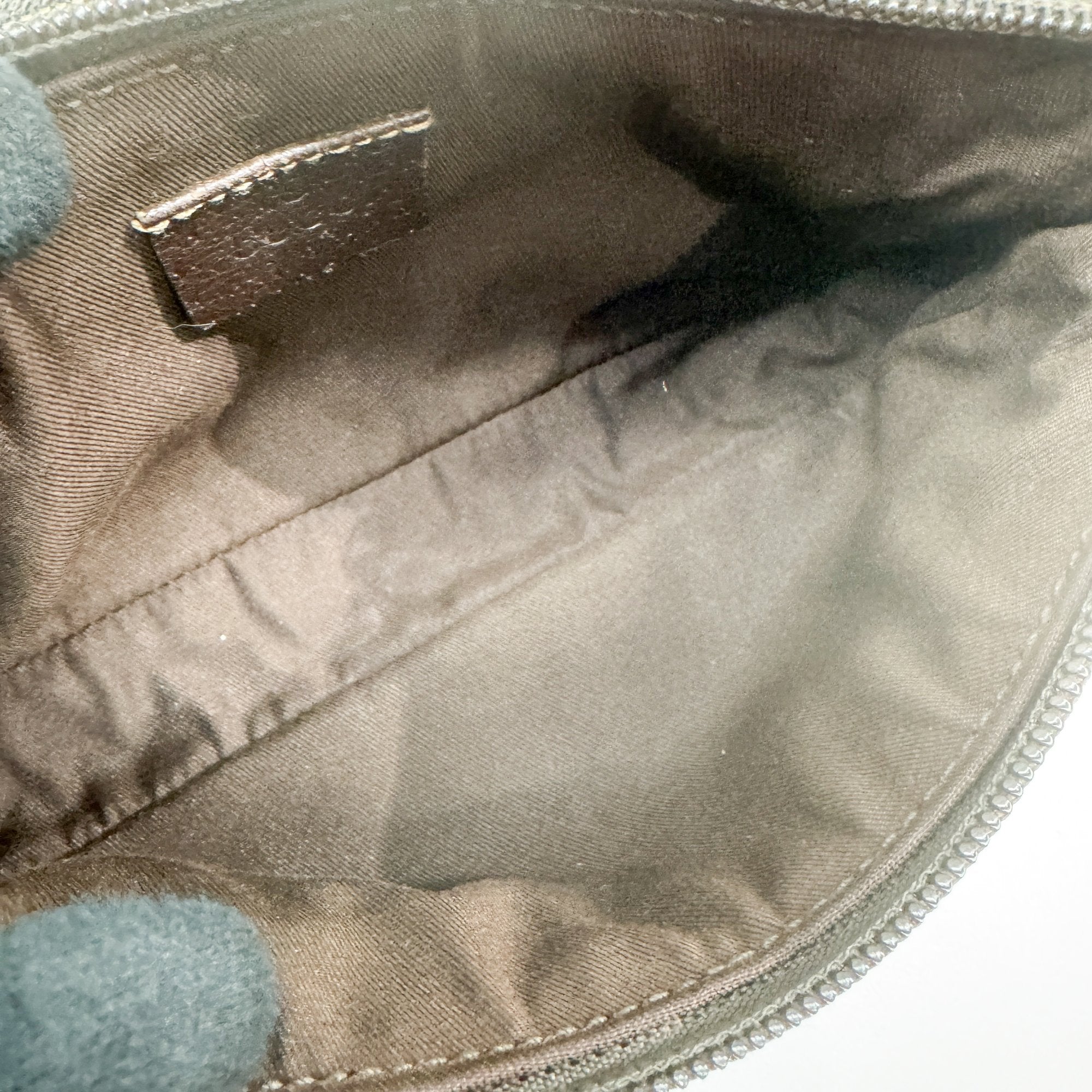 GG Brown Canvas Mini Shoulder Bag