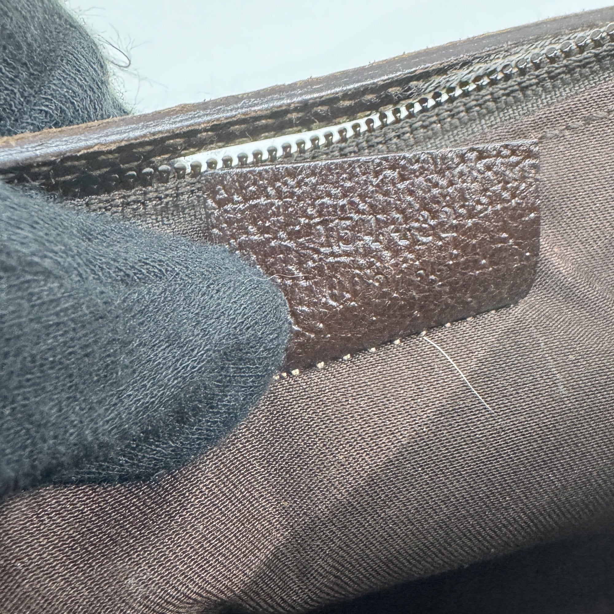 GG Brown Canvas Mini Shoulder Bag