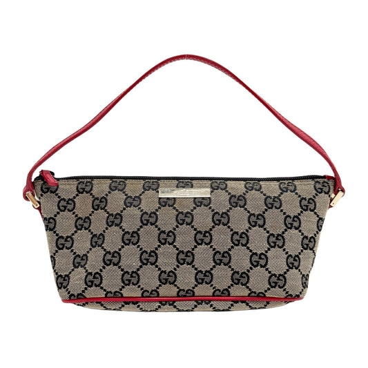 Boat GG Brown Canvas Shoulder Bag