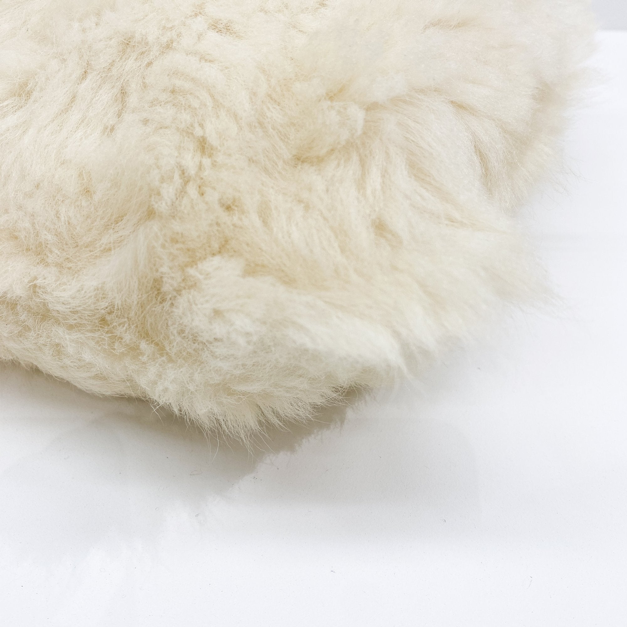 White Fur Shoulder Bag