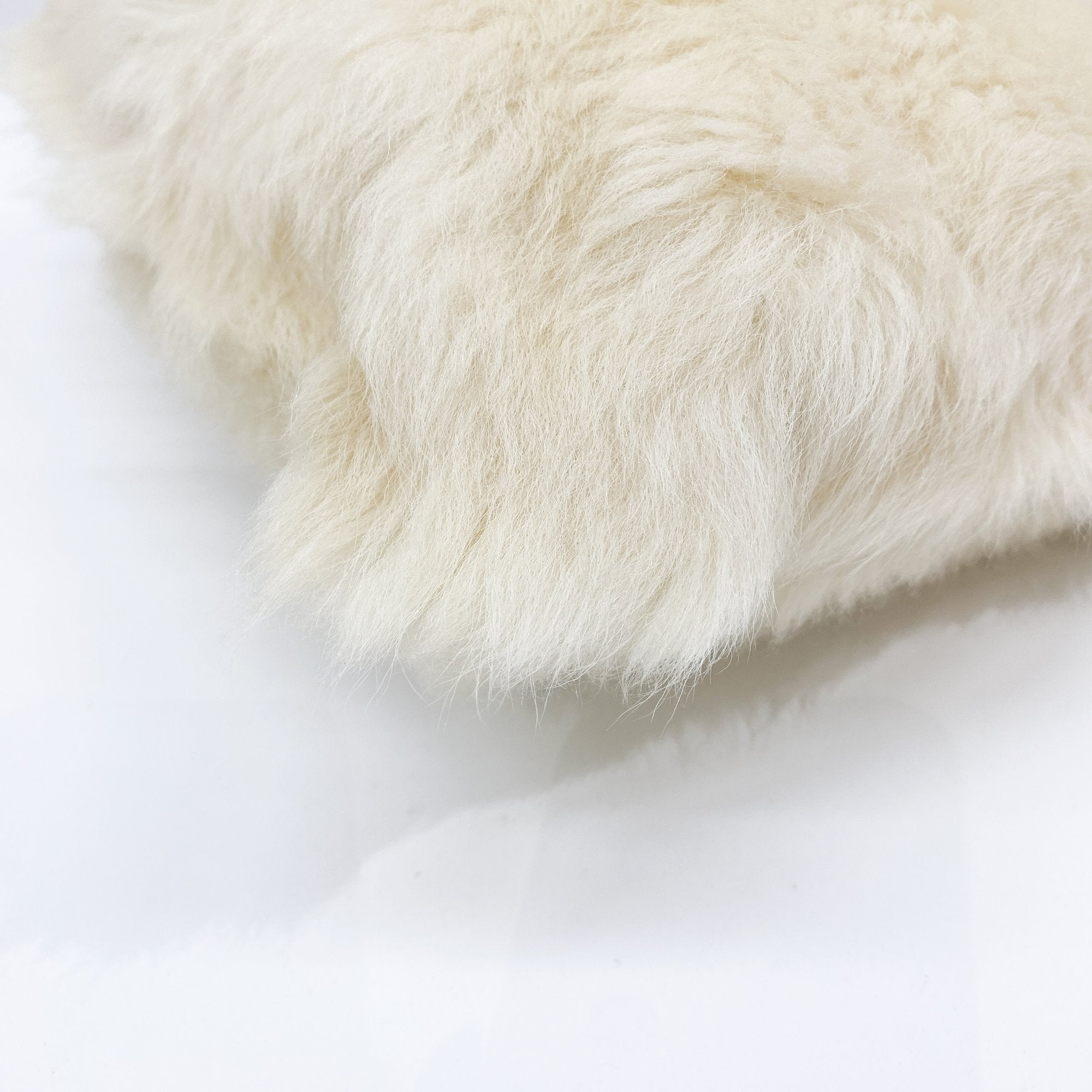White Fur Shoulder Bag