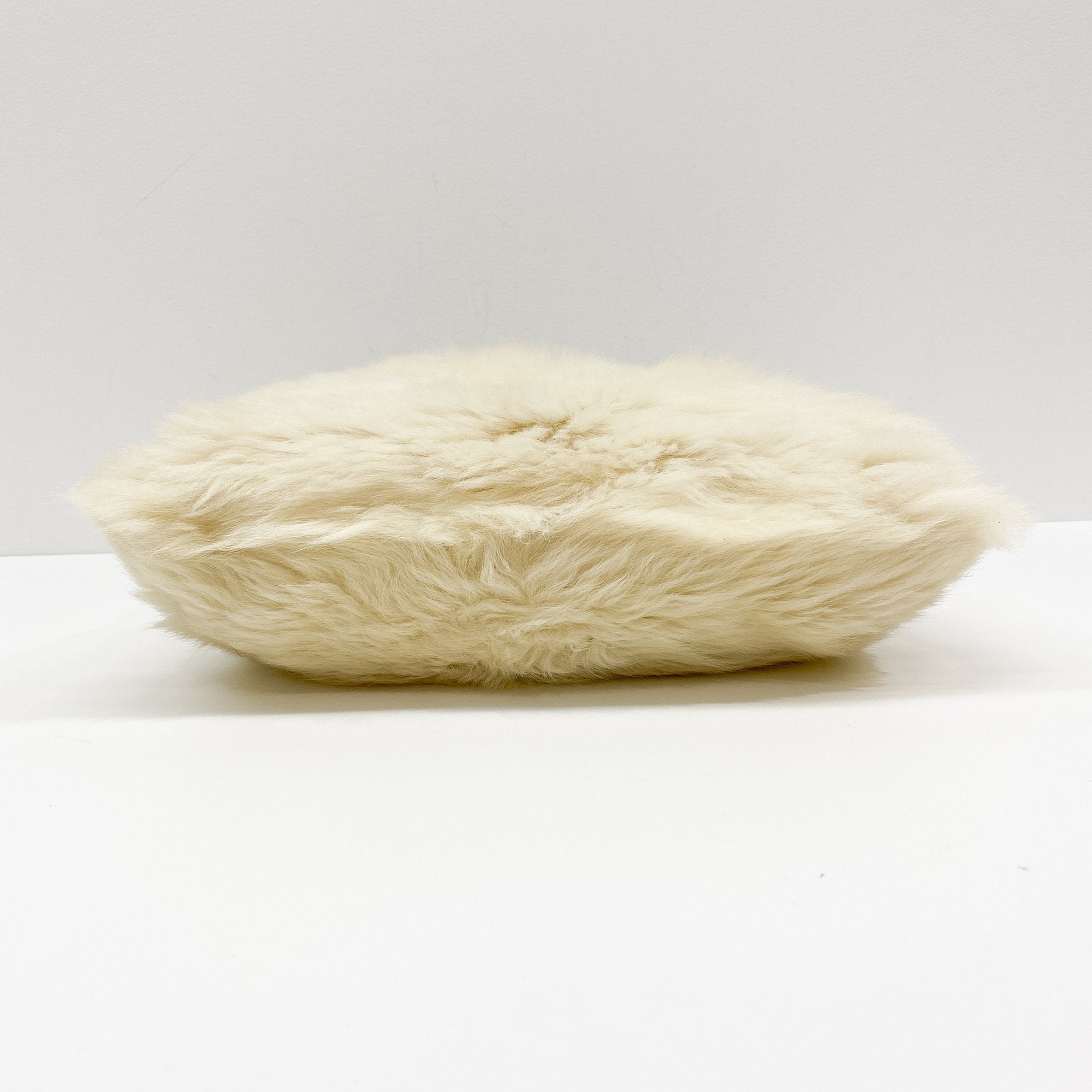 White Fur Shoulder Bag