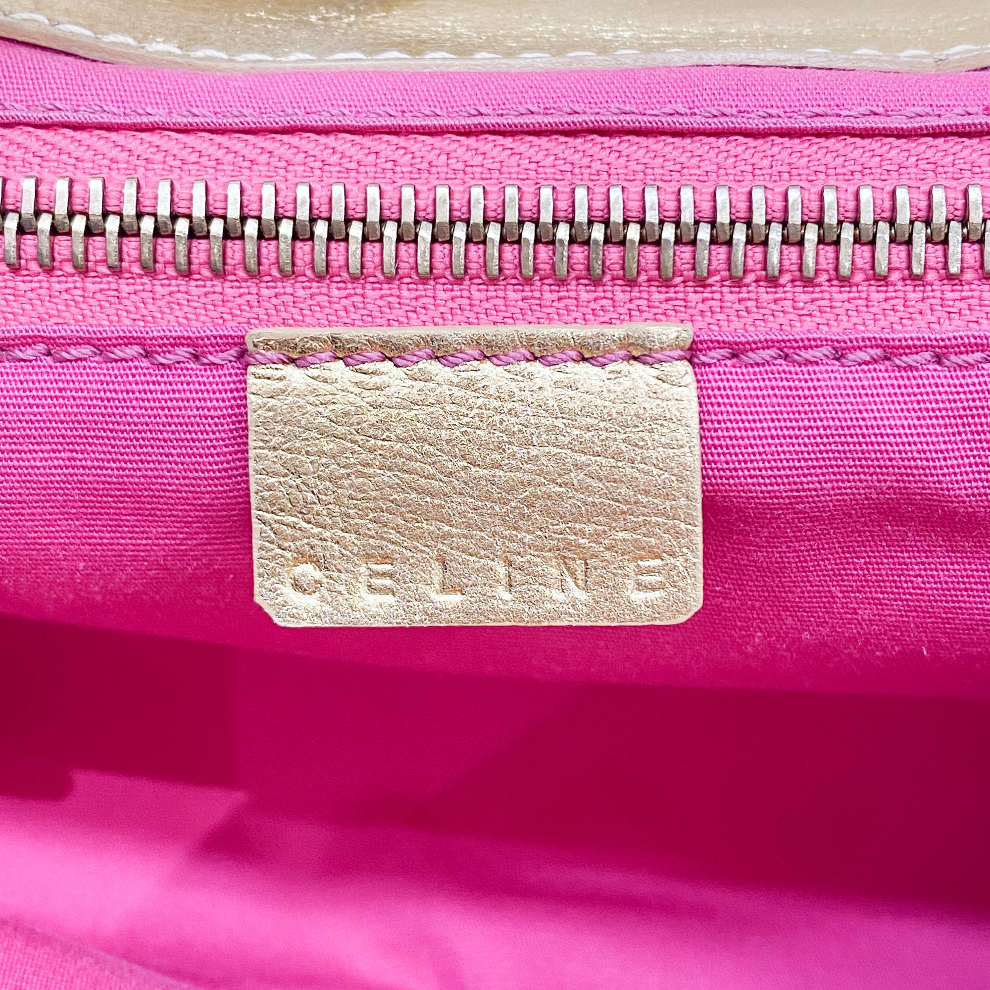 Paris Macadam Pink Cotton Canvas Shoulder Bag