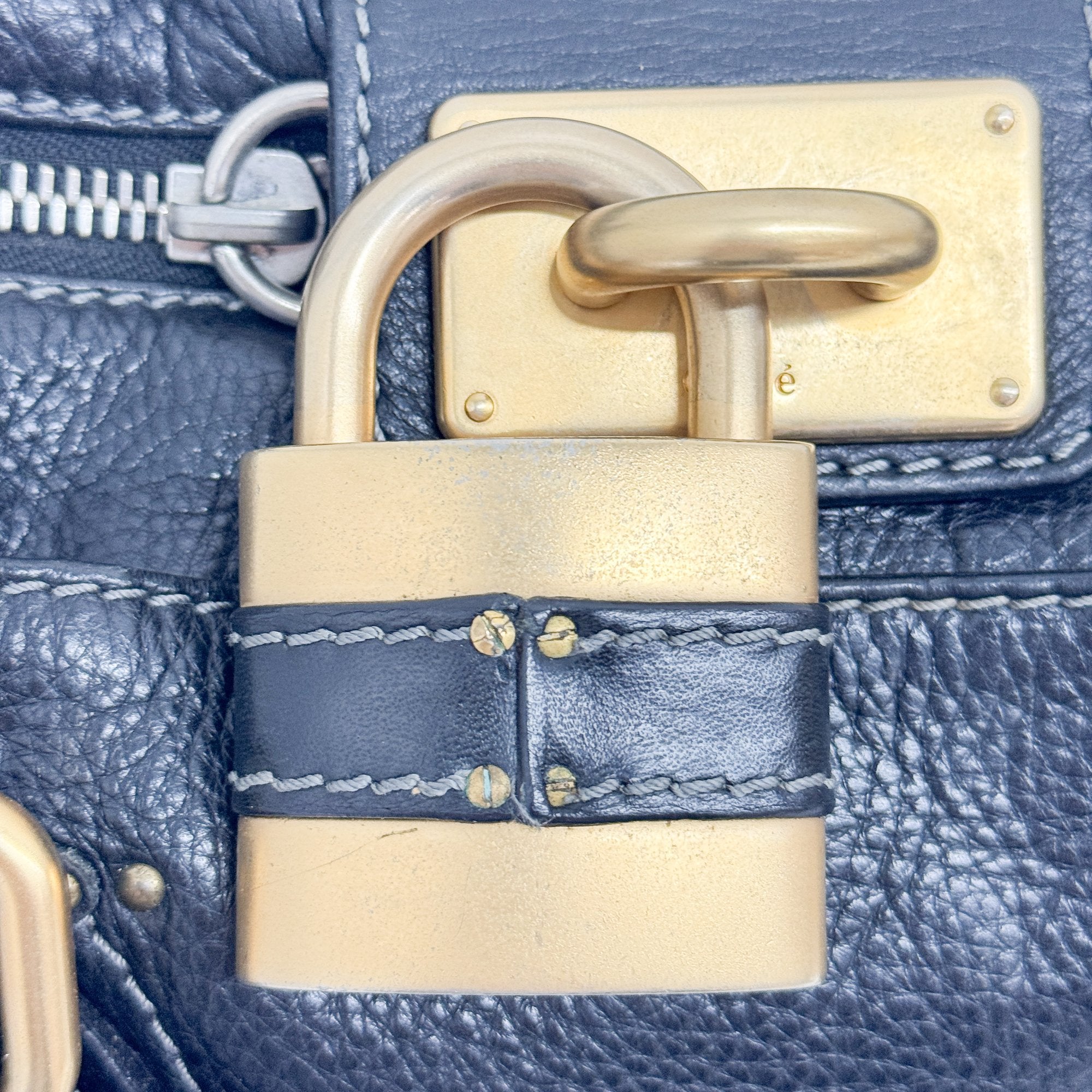 Paddington Black Leather Shoulder Bag