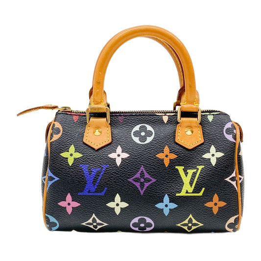 Nano Speedy Black Monogram Hand Bag