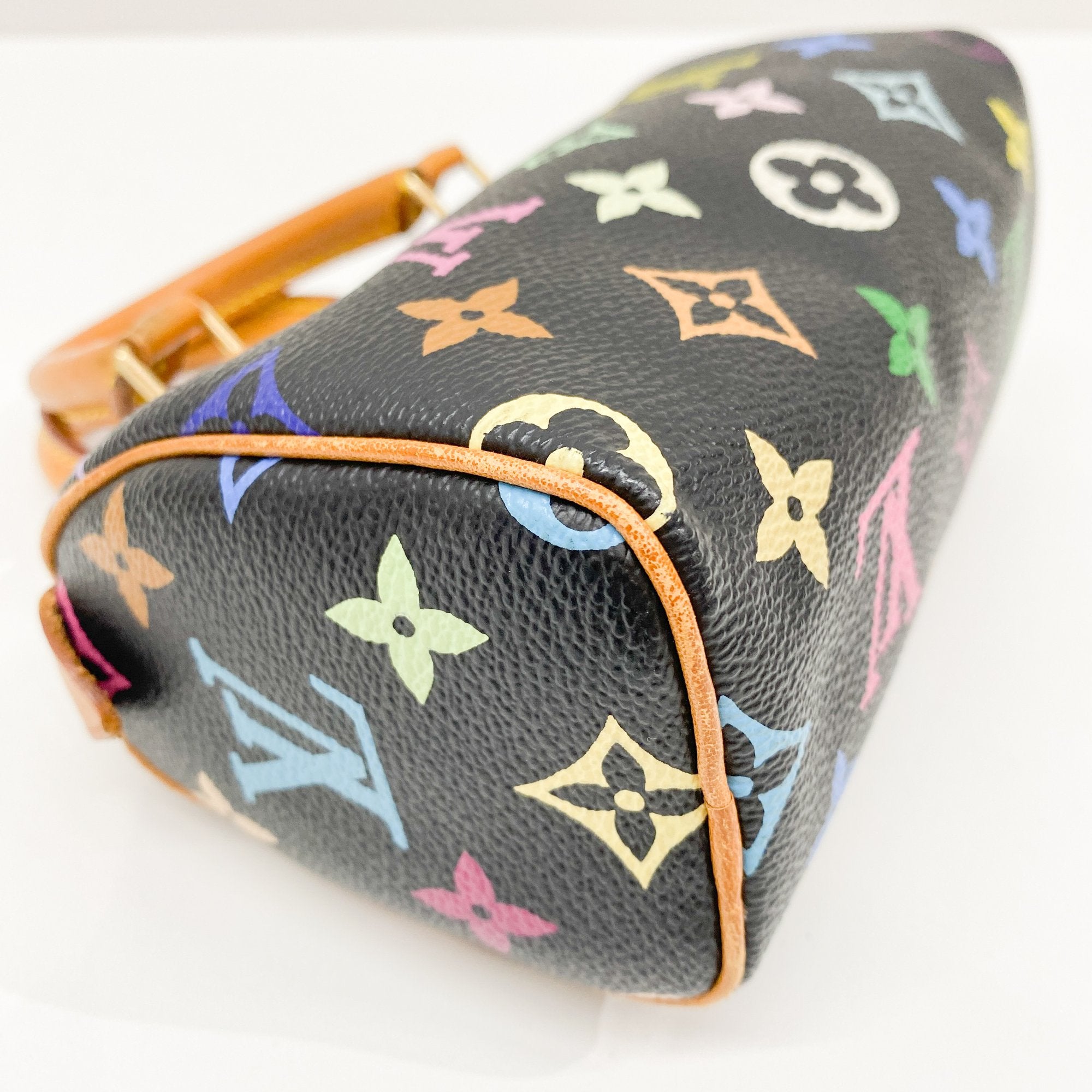 Nano Speedy Black Monogram Hand Bag