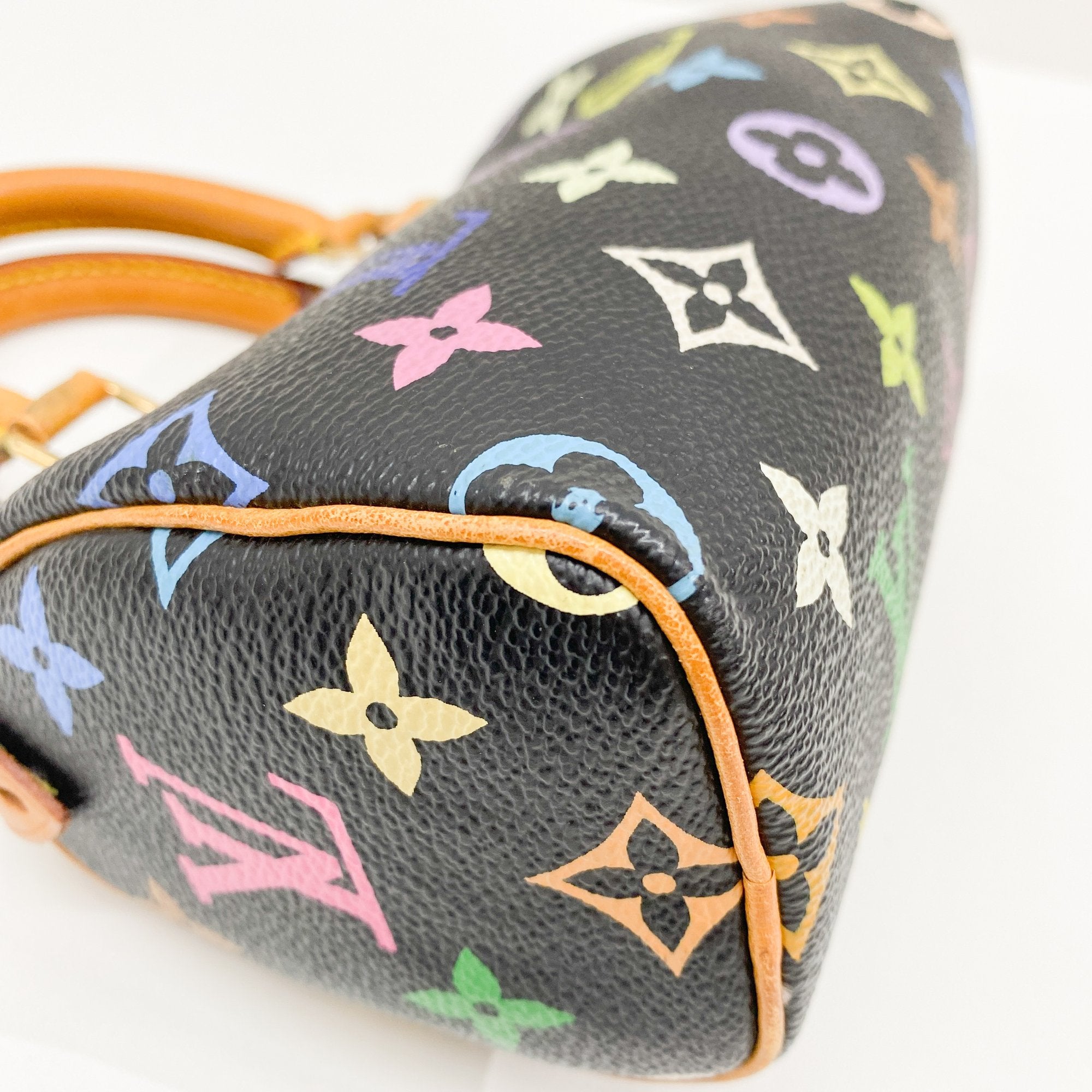 Nano Speedy Black Monogram Hand Bag