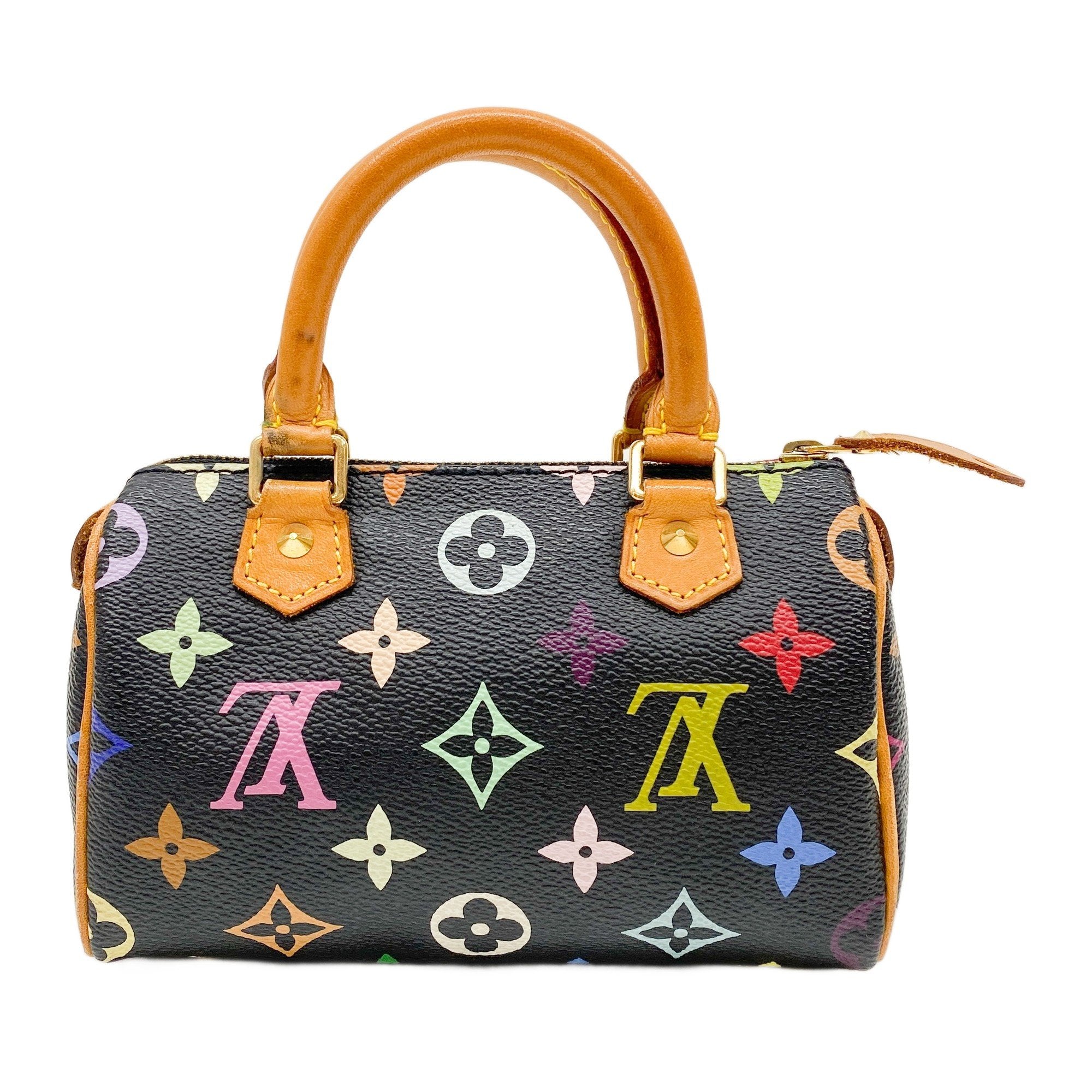 Nano Speedy Black Monogram Hand Bag