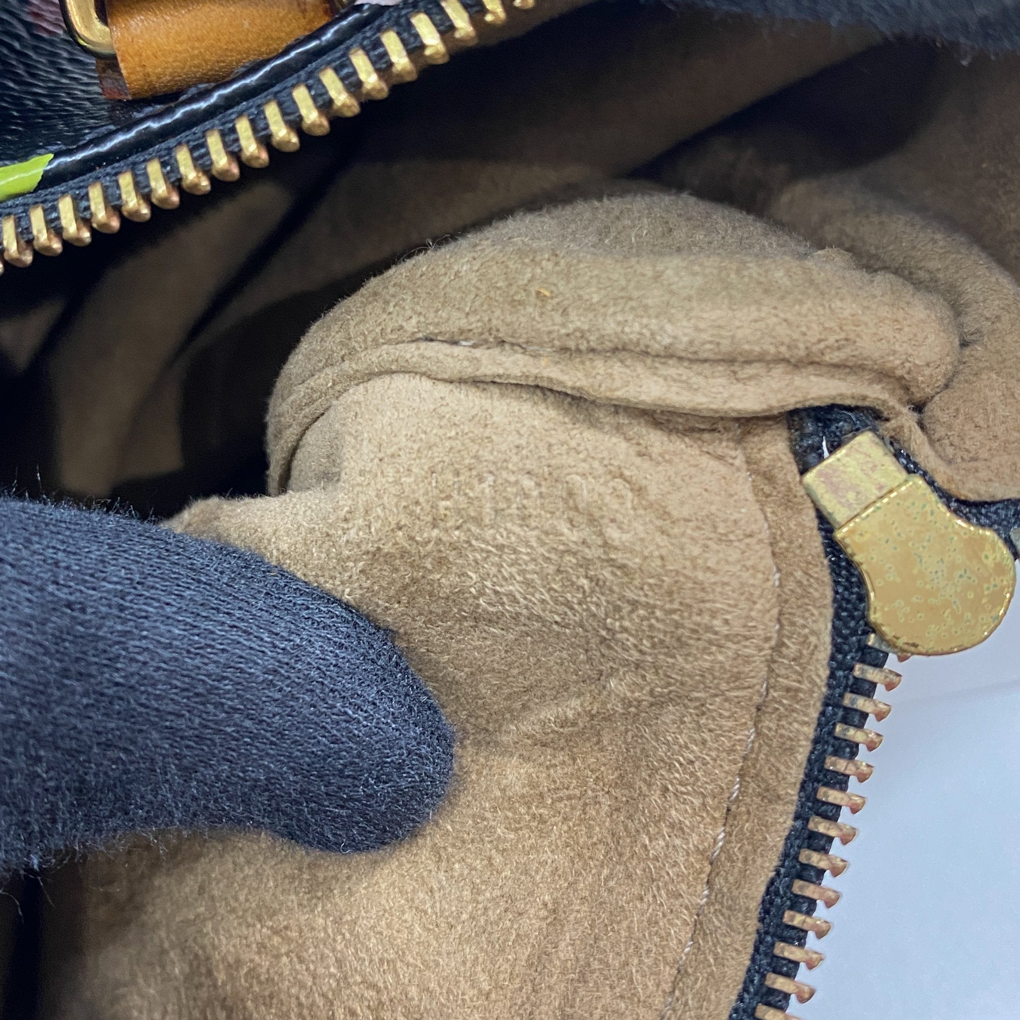 Nano Speedy Black Monogram Hand Bag