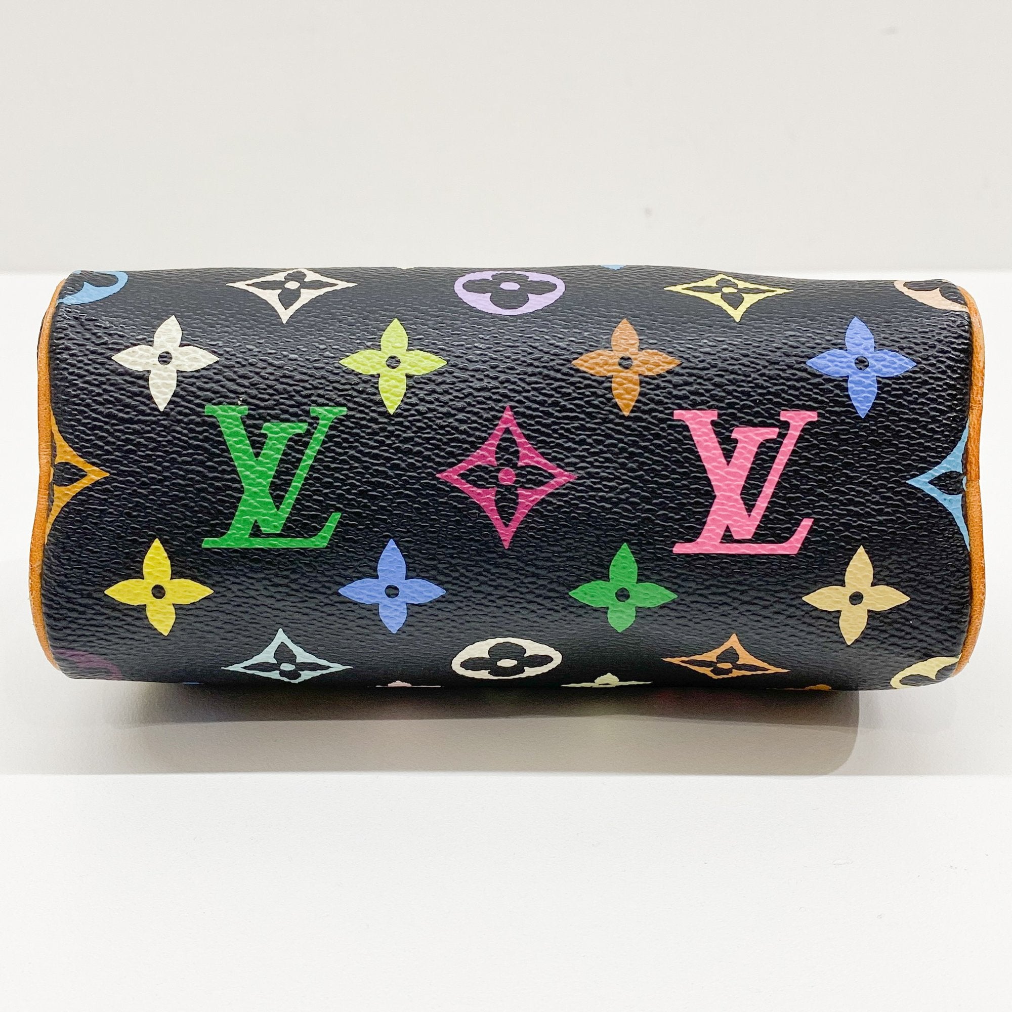 Nano Speedy Black Monogram Hand Bag