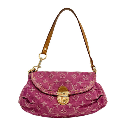 Monogram Pink Canvas Shoulder Bag