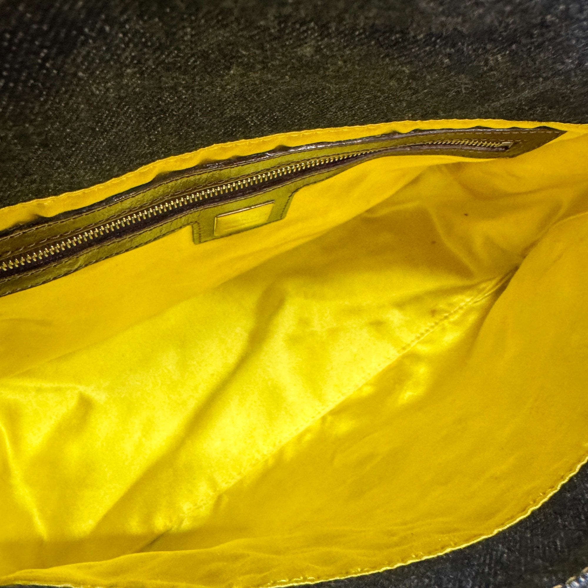 Mamma Baguette Embroidery Blue Denim Shoulder Bag