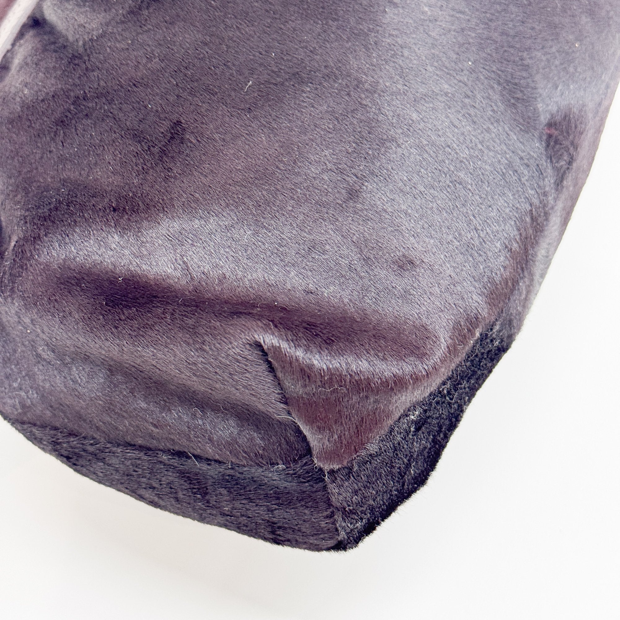 Brown Pony Hair Shoulder Bag