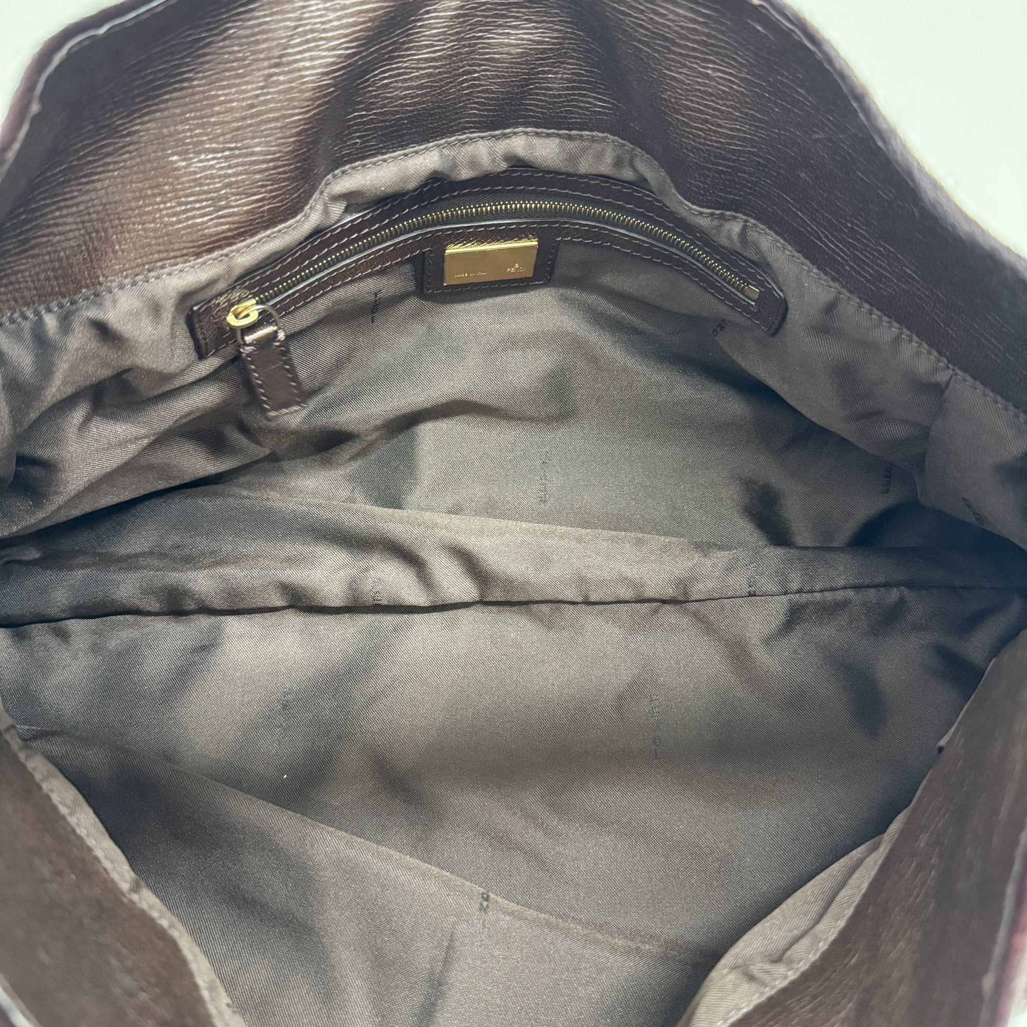 Brown Pony Hair Shoulder Bag