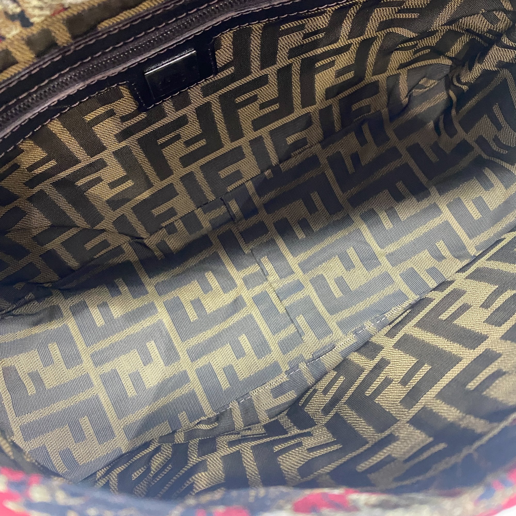 Mamma Baguette Multi-Color Bird Canvas Shoulder Bag