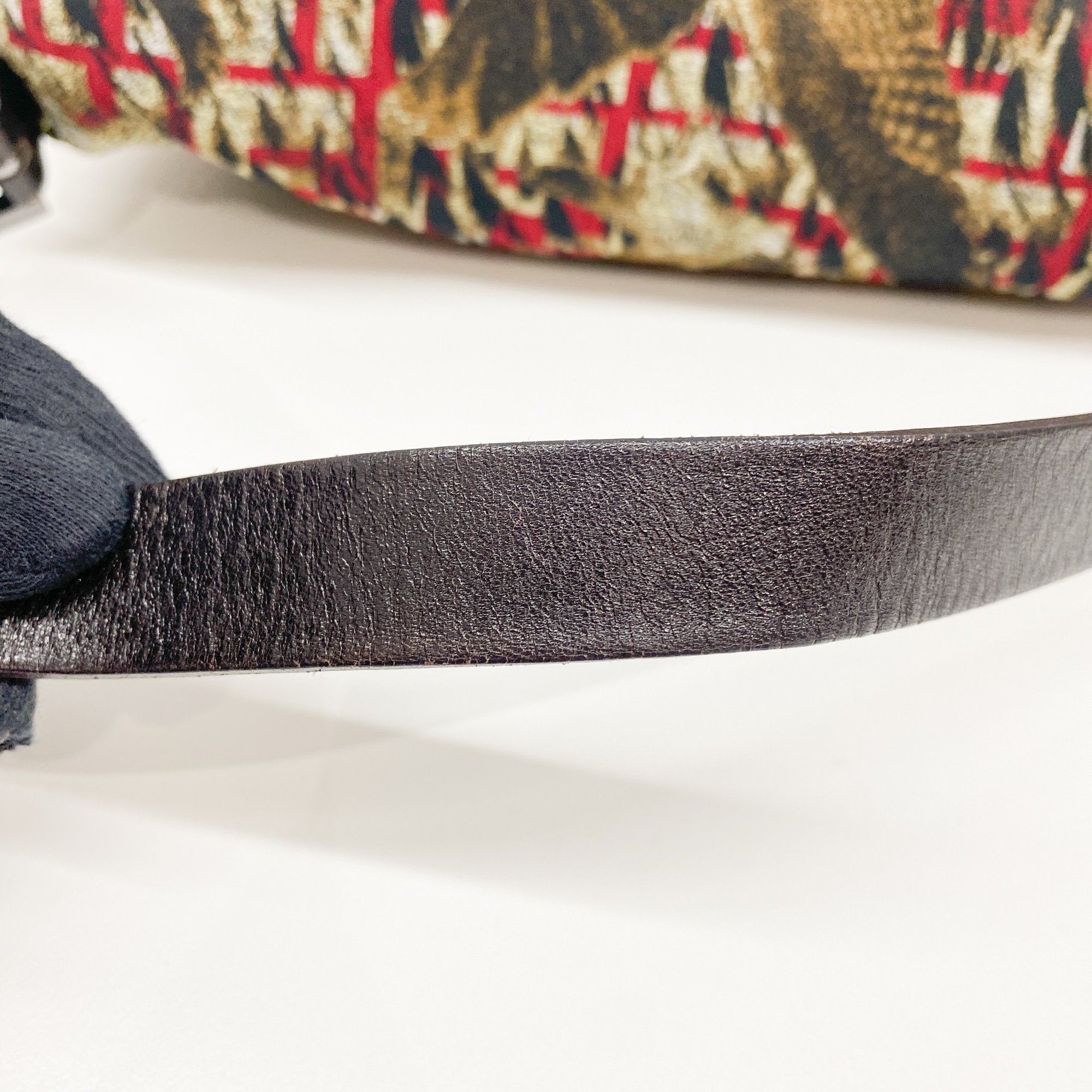 Mamma Baguette Multi-Color Bird Canvas Shoulder Bag