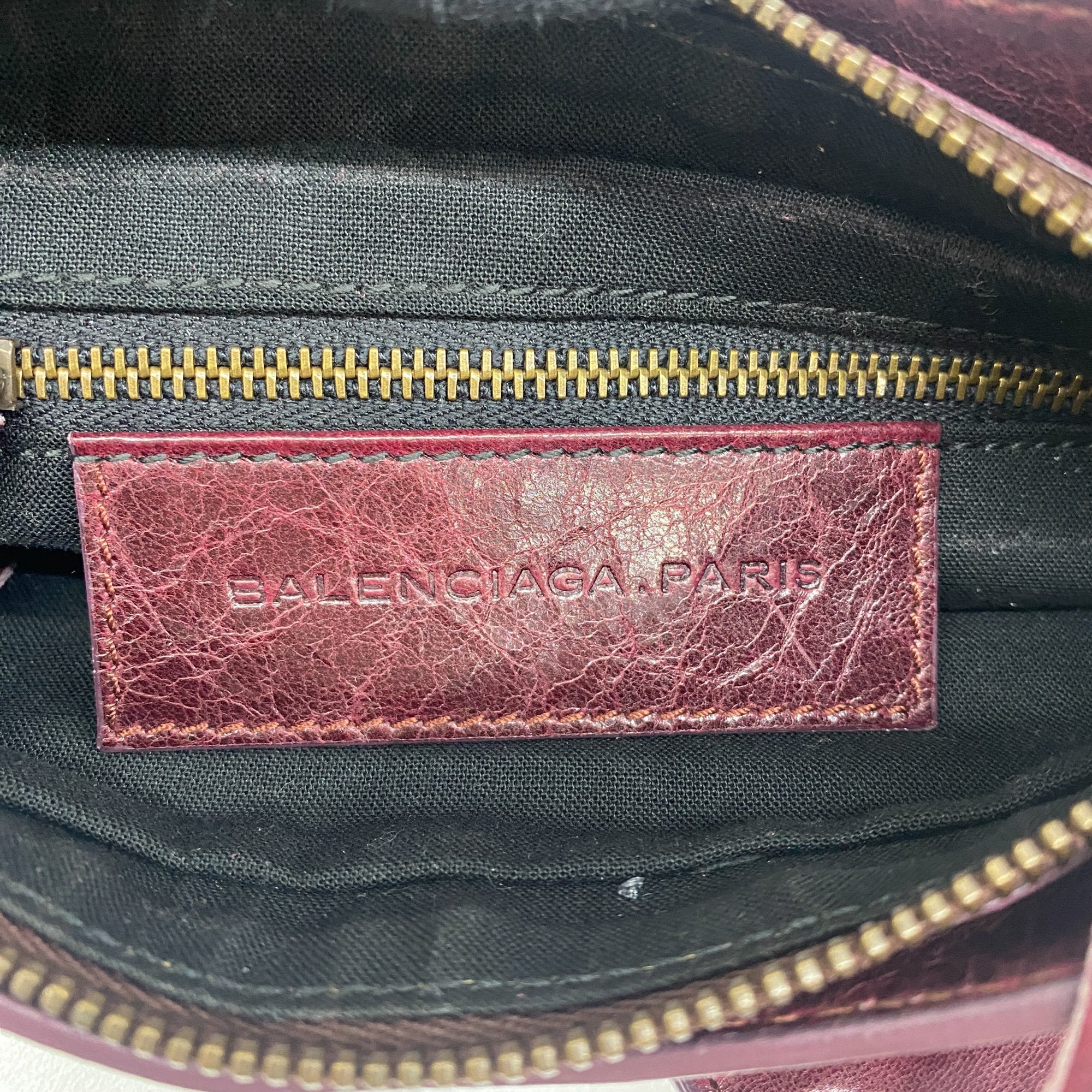 The City Pouch Red Leather Hand Bag