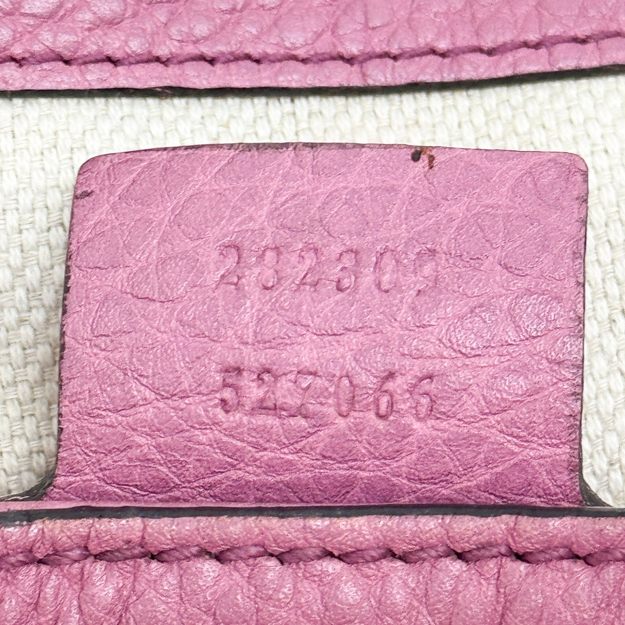 Vintage Purple Leather Hand Bag