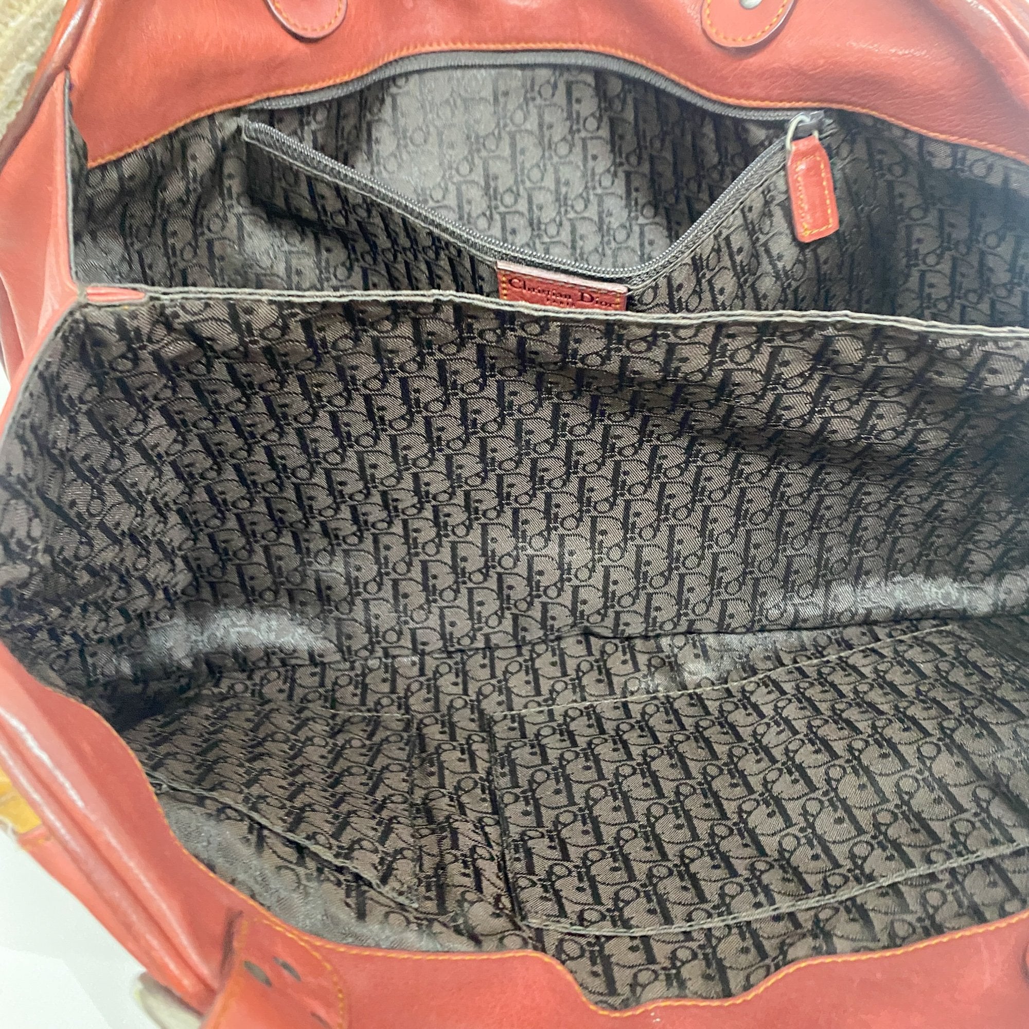 Gaucho Red Leather Shoulder Bag