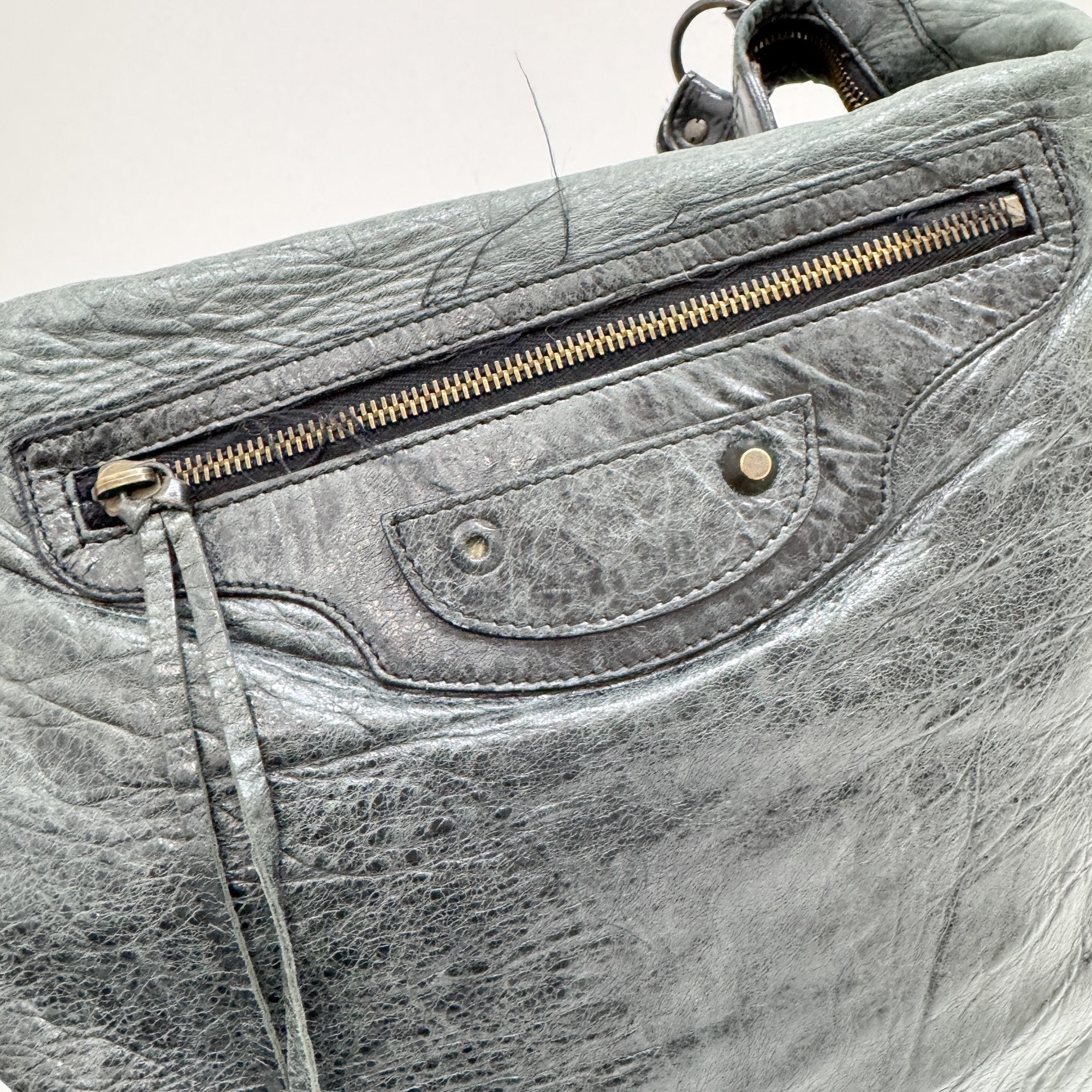 Green Leather Shoulder Bag