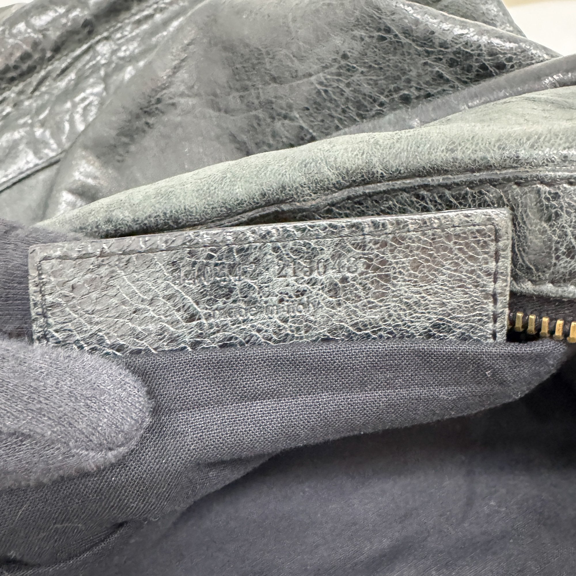 Green Leather Shoulder Bag