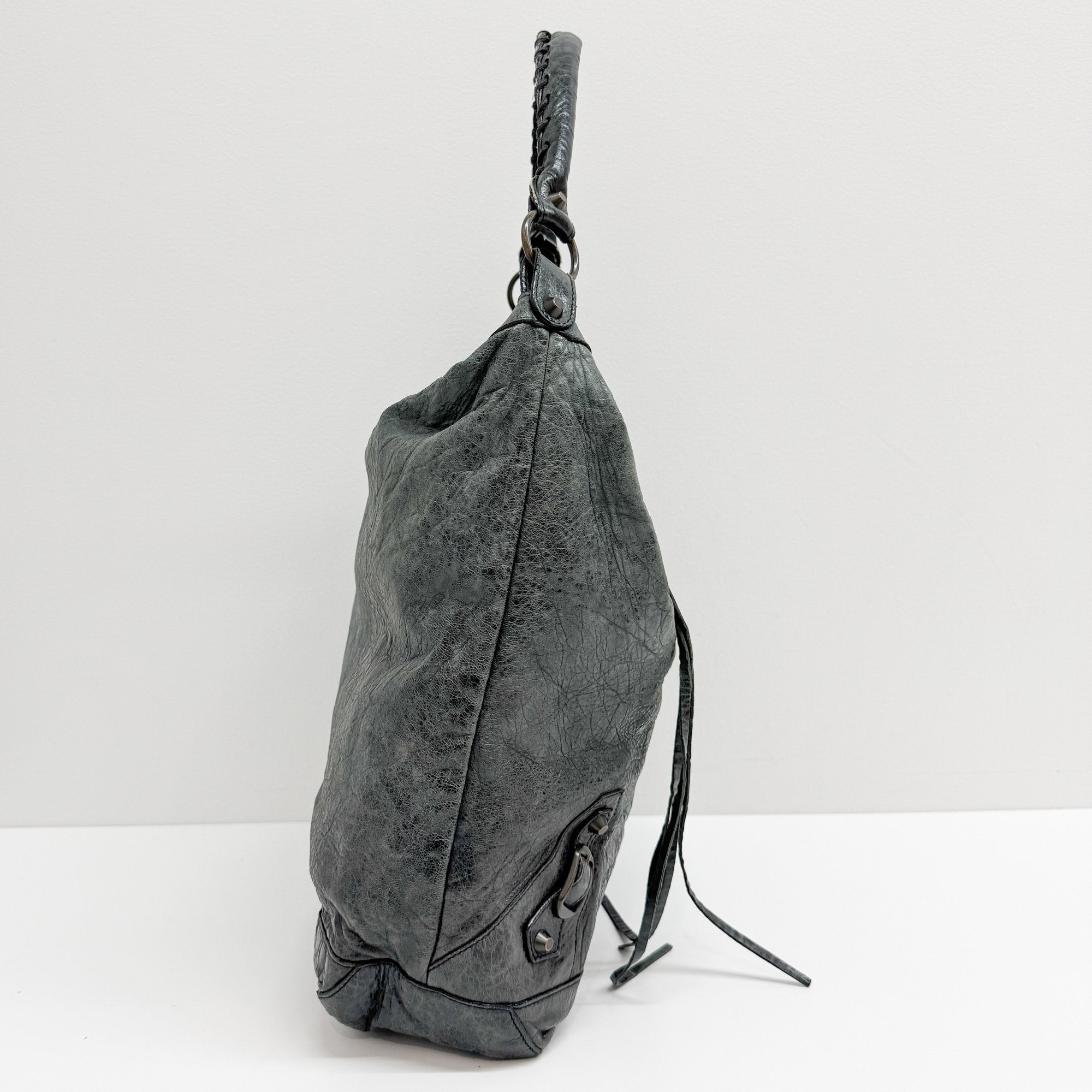 Green Leather Shoulder Bag