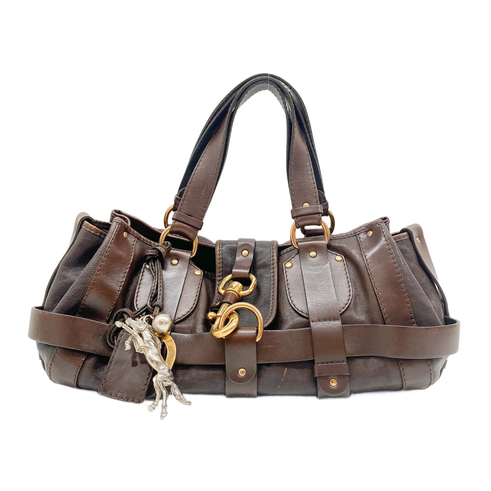 Kerala Brown Leather Shoulder Bag