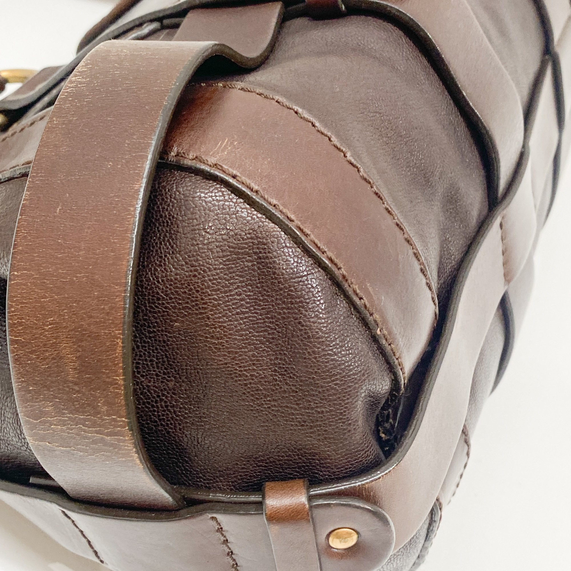 Kerala Brown Leather Shoulder Bag