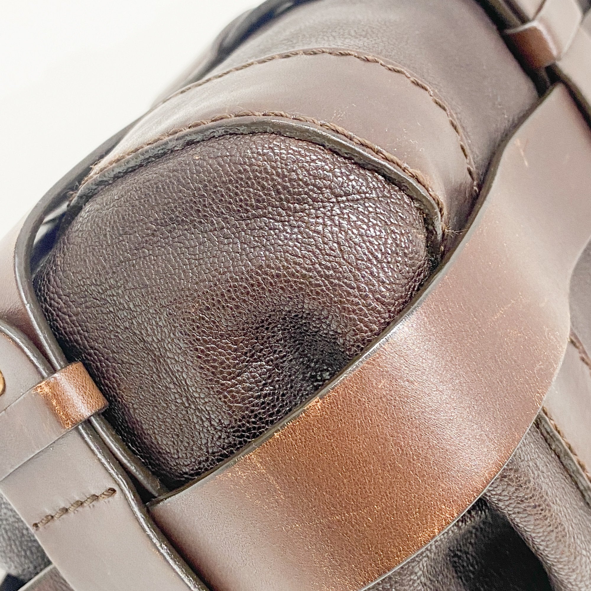 Kerala Brown Leather Shoulder Bag