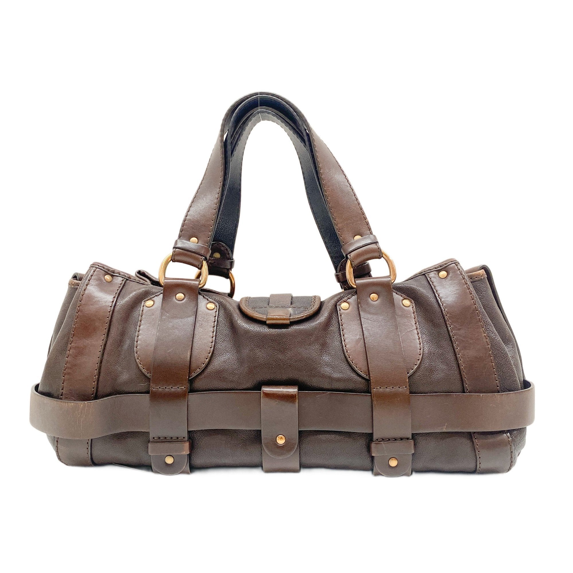 Kerala Brown Leather Shoulder Bag