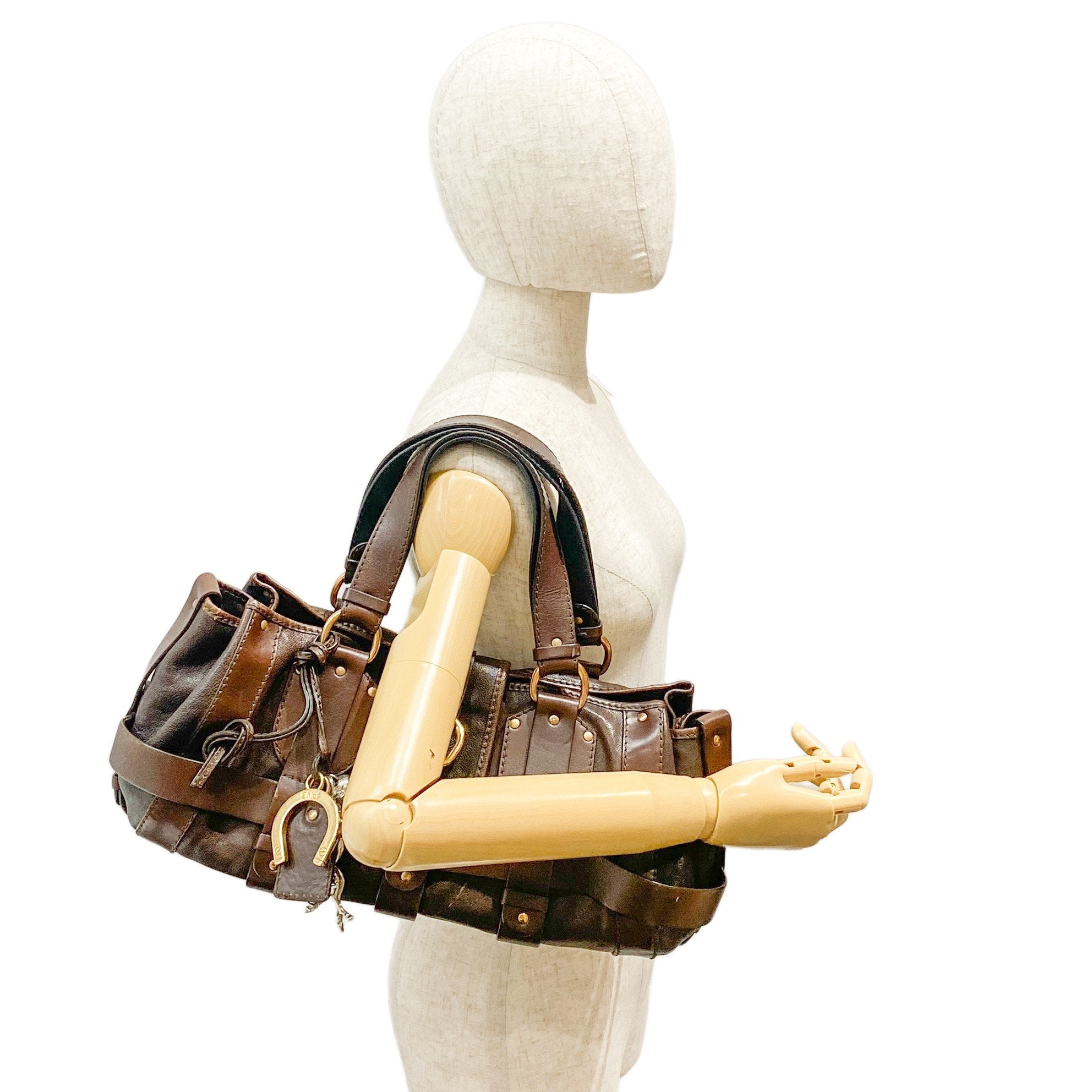 Kerala Brown Leather Shoulder Bag