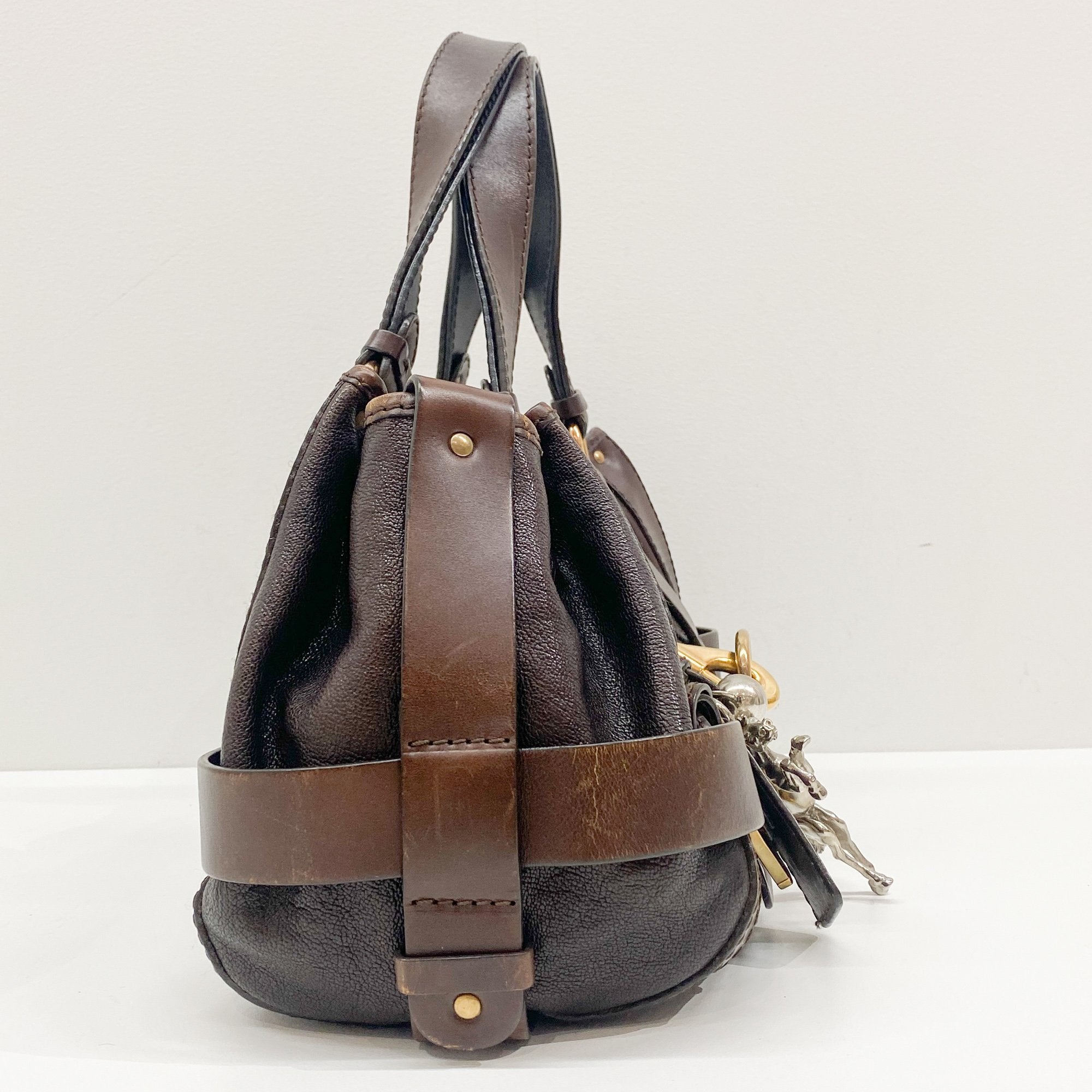 Kerala Brown Leather Shoulder Bag