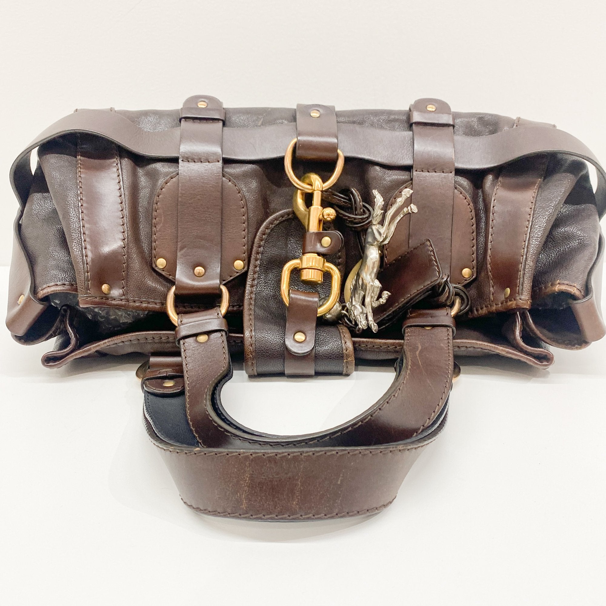 Kerala Brown Leather Shoulder Bag