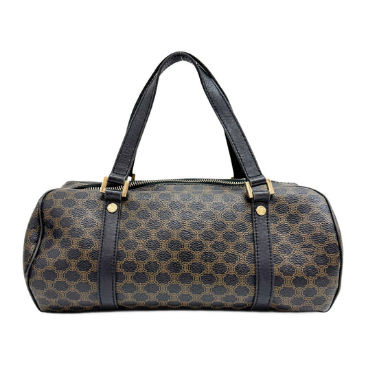 Macadam Mini Brown Canvas Boston Handbag