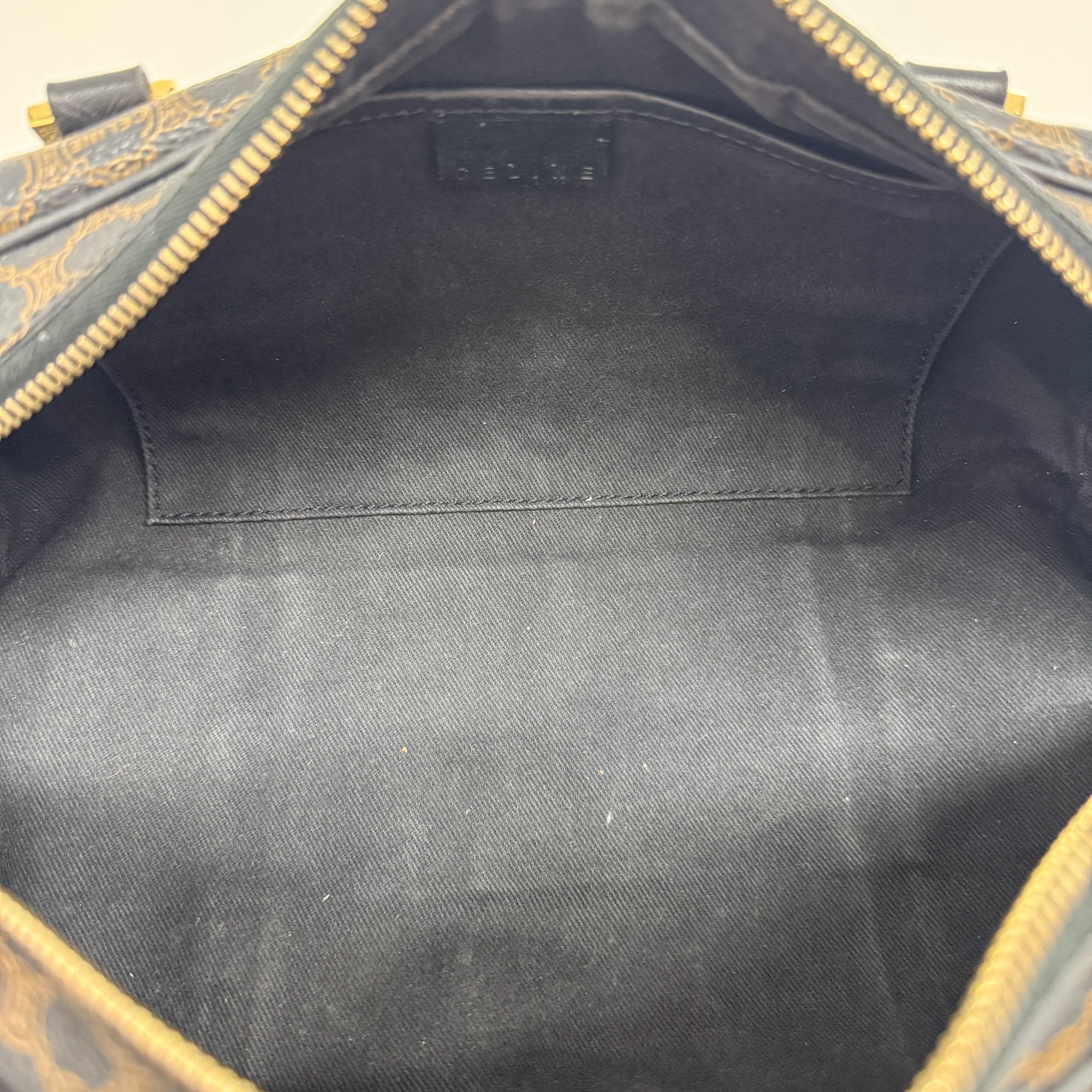 Macadam Mini Brown Canvas Boston Handbag