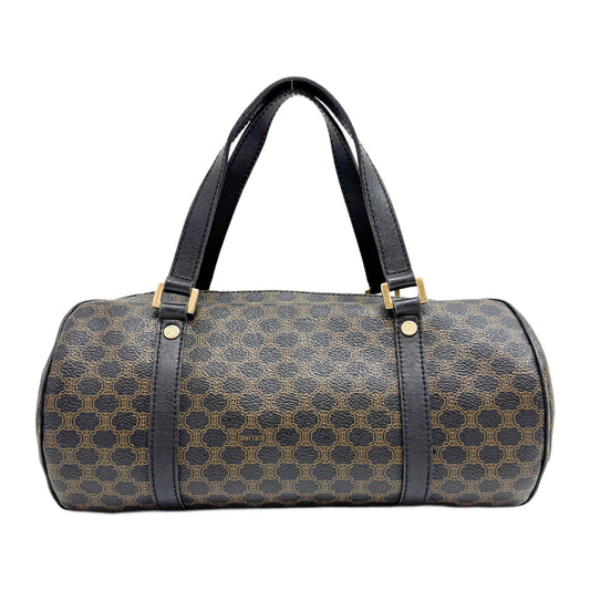 Macadam Mini Brown Canvas Boston Handbag