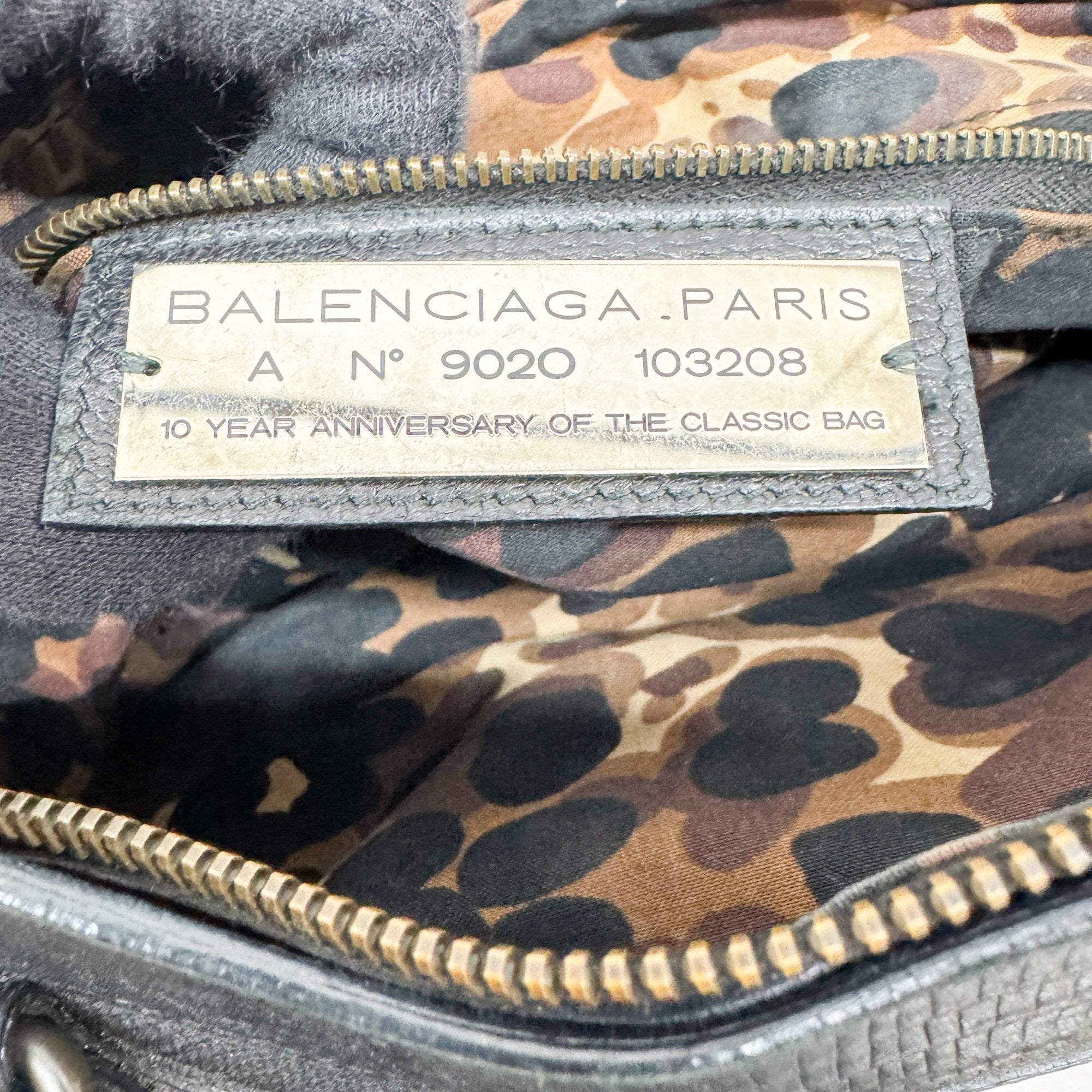 Limited Edition 10 Year Anniversary The First Black Leather Two Way Bag