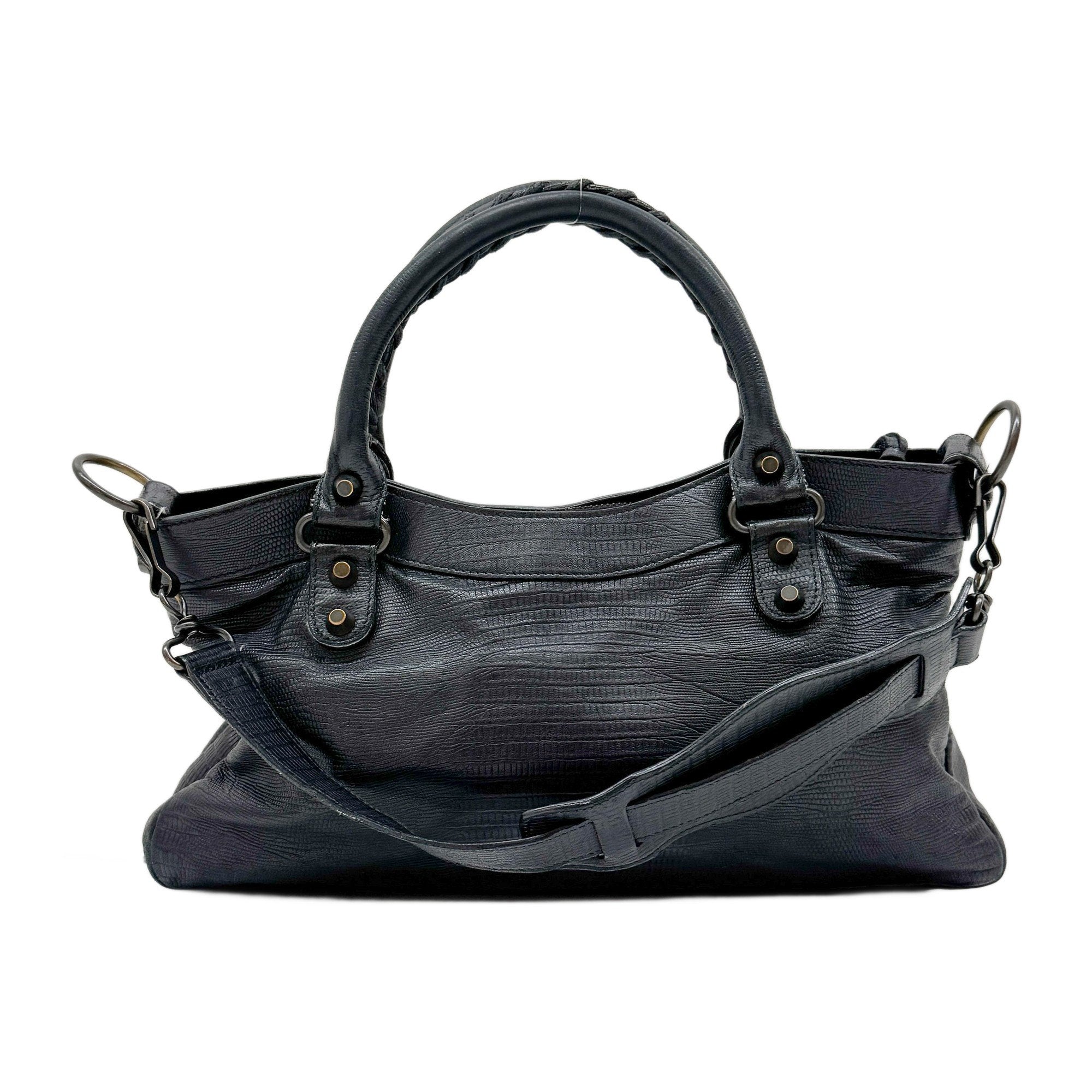 Limited Edition 10 Year Anniversary The First Black Leather Two Way Bag