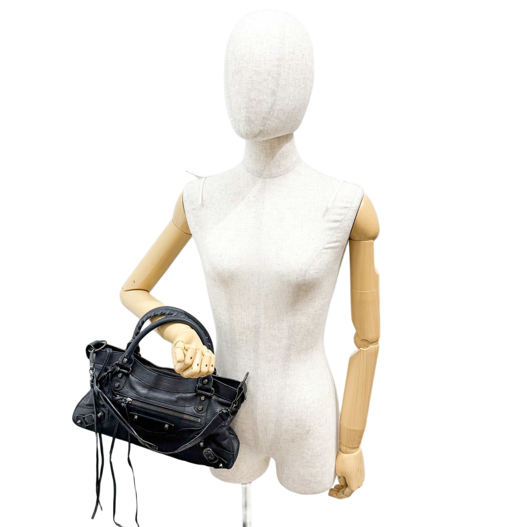 Limited Edition 10 Year Anniversary The First Black Leather Two Way Bag