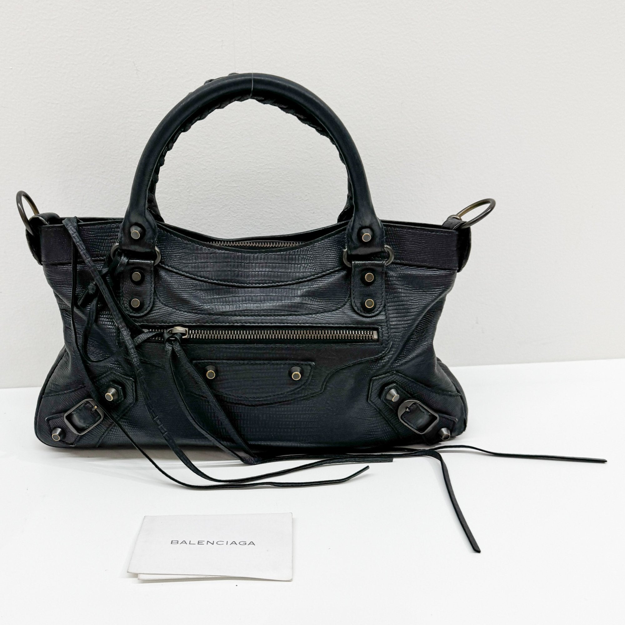 Limited Edition 10 Year Anniversary The First Black Leather Two Way Bag