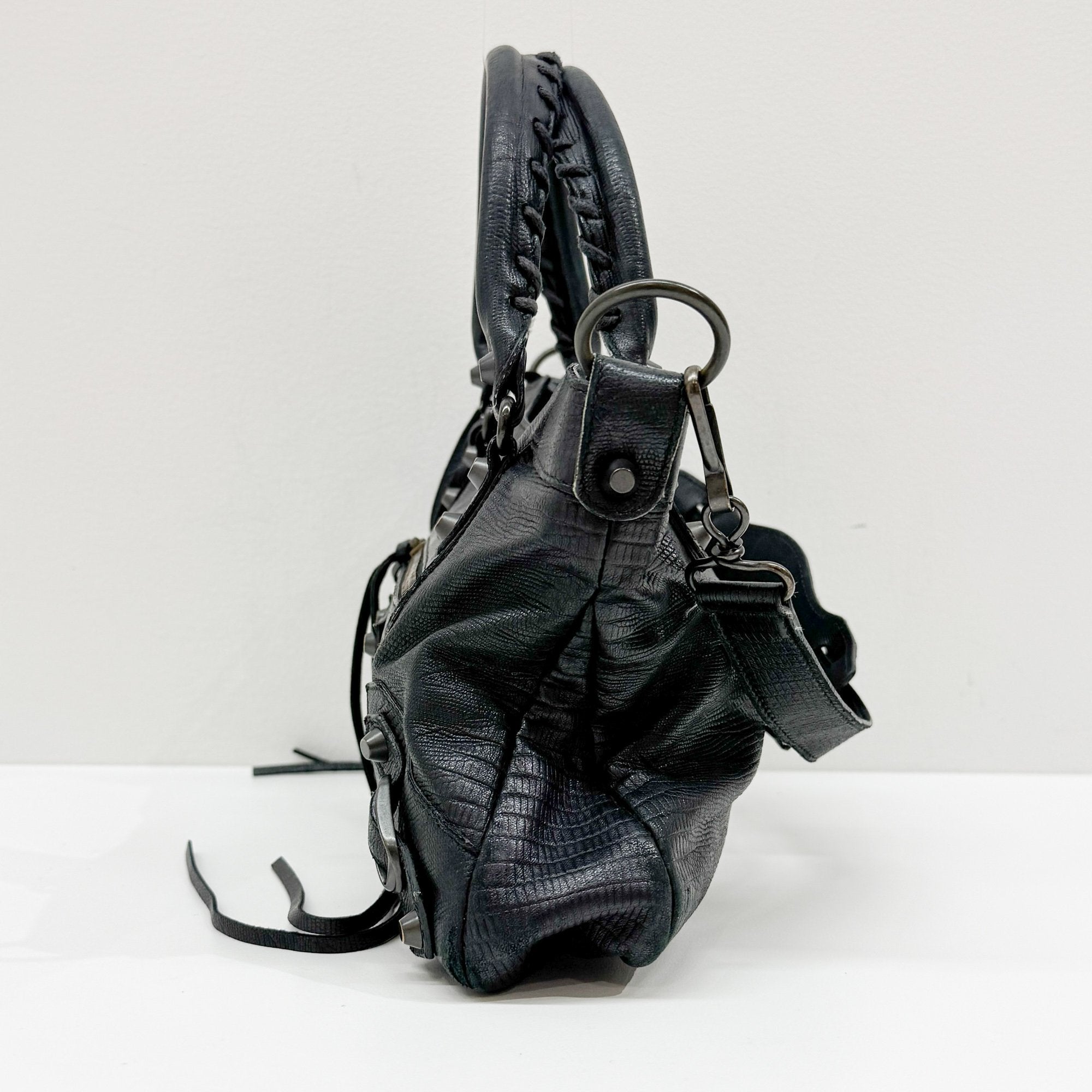 Limited Edition 10 Year Anniversary The First Black Leather Two Way Bag