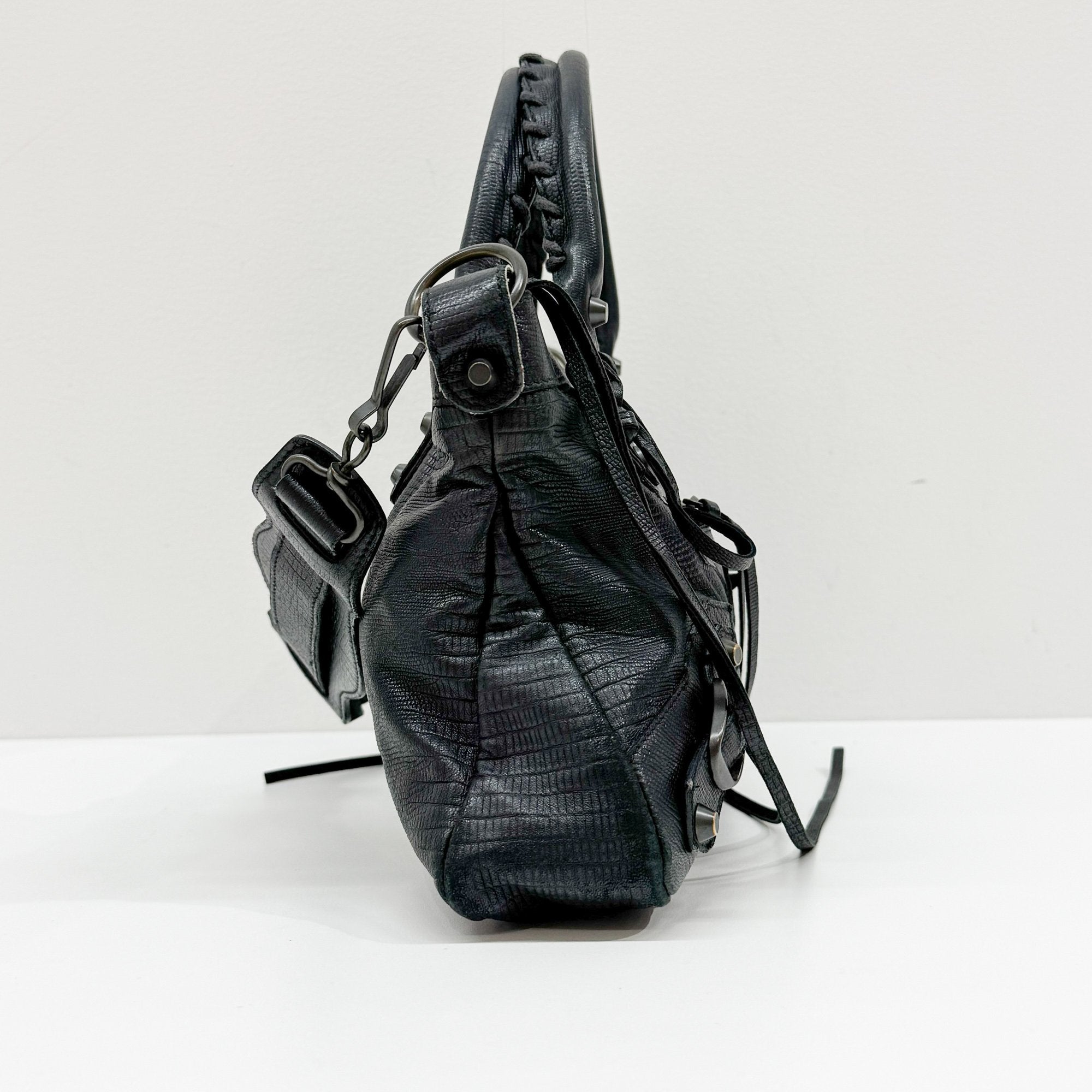 Limited Edition 10 Year Anniversary The First Black Leather Two Way Bag