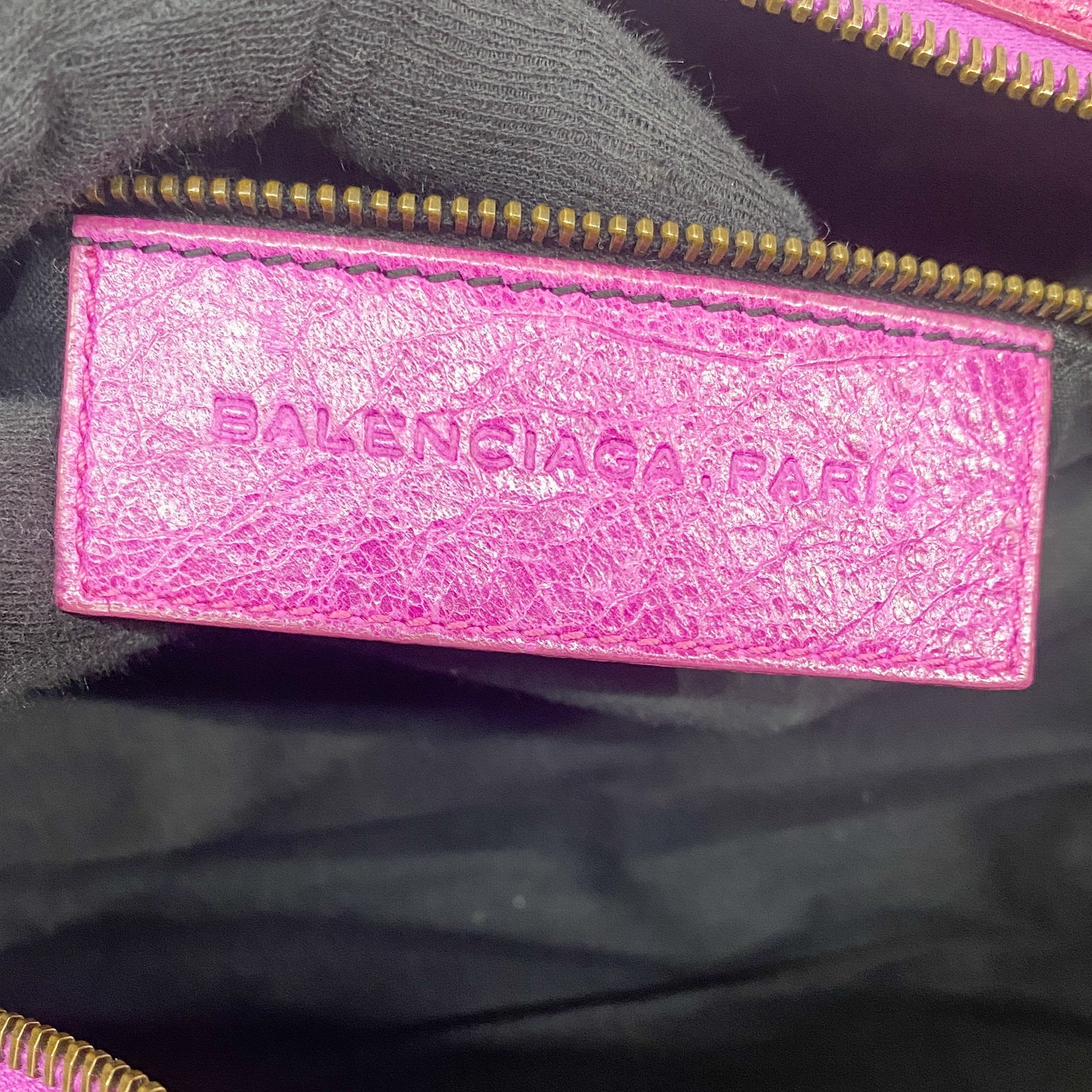 Twiggy Pink Leather Two Way Bag