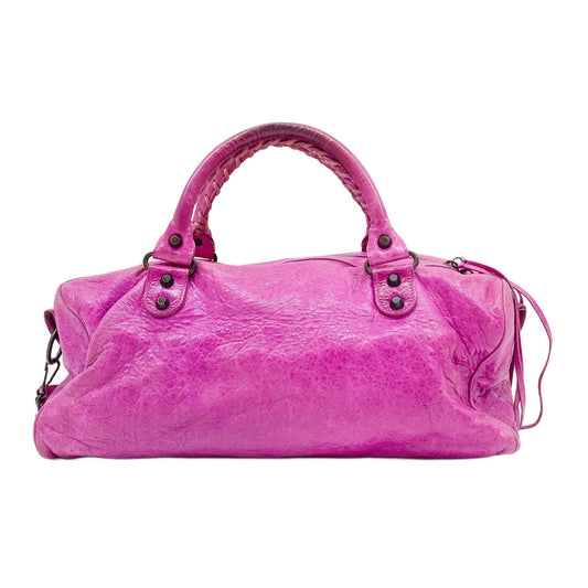 Twiggy Pink Leather Two Way Bag
