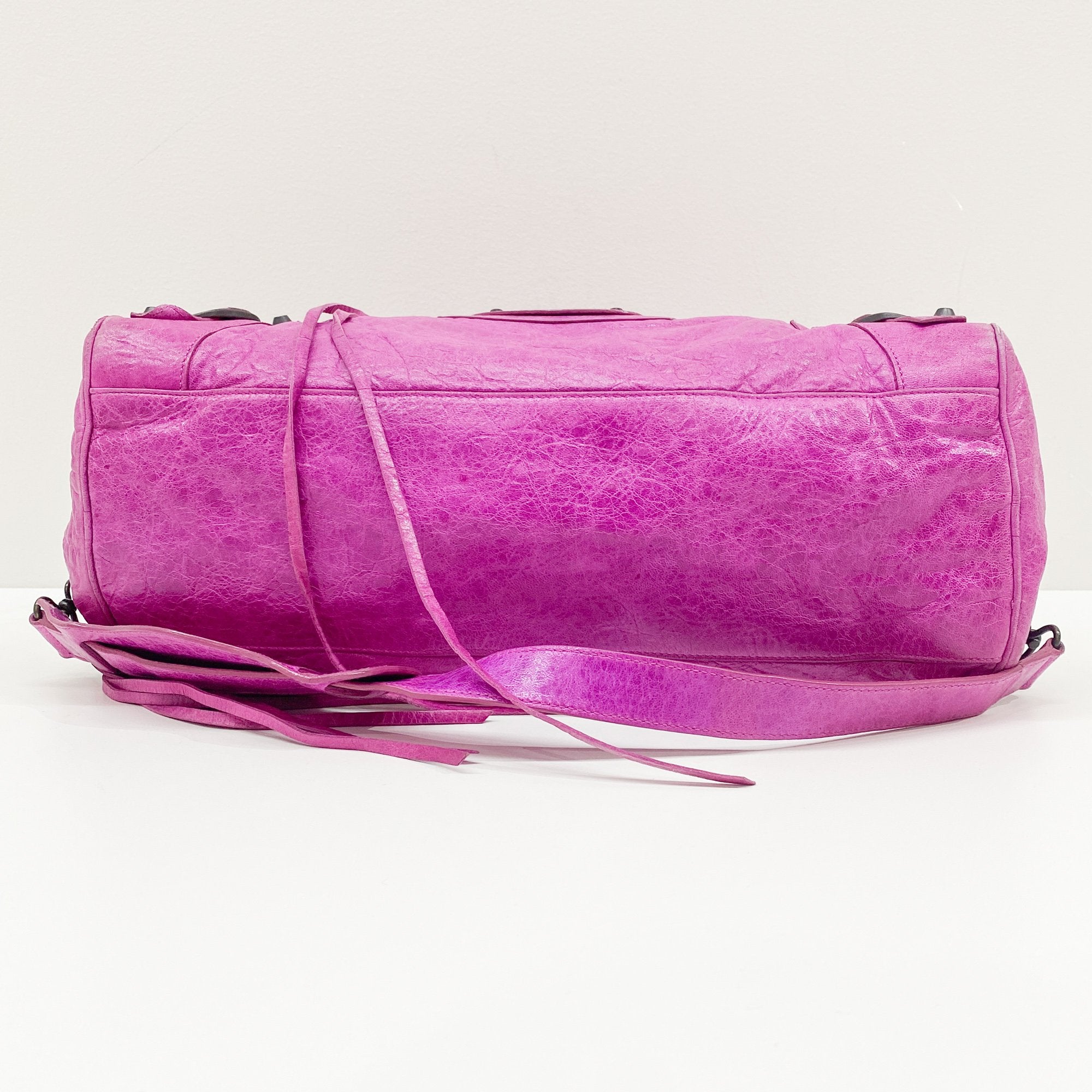 Twiggy Pink Leather Two Way Bag
