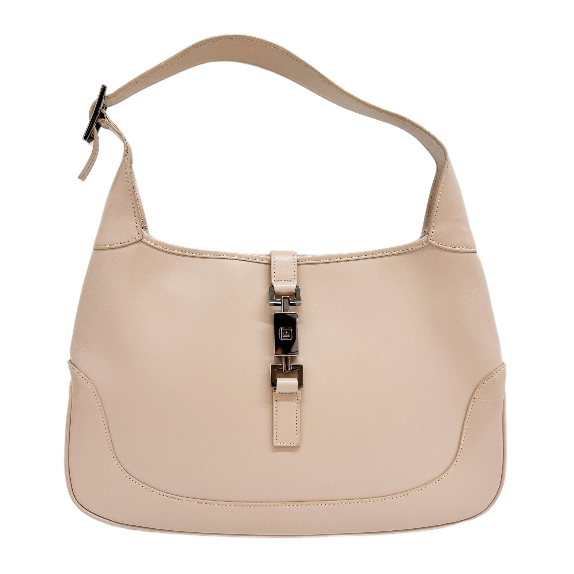 Jackie Pink Leather Shoulder Bag