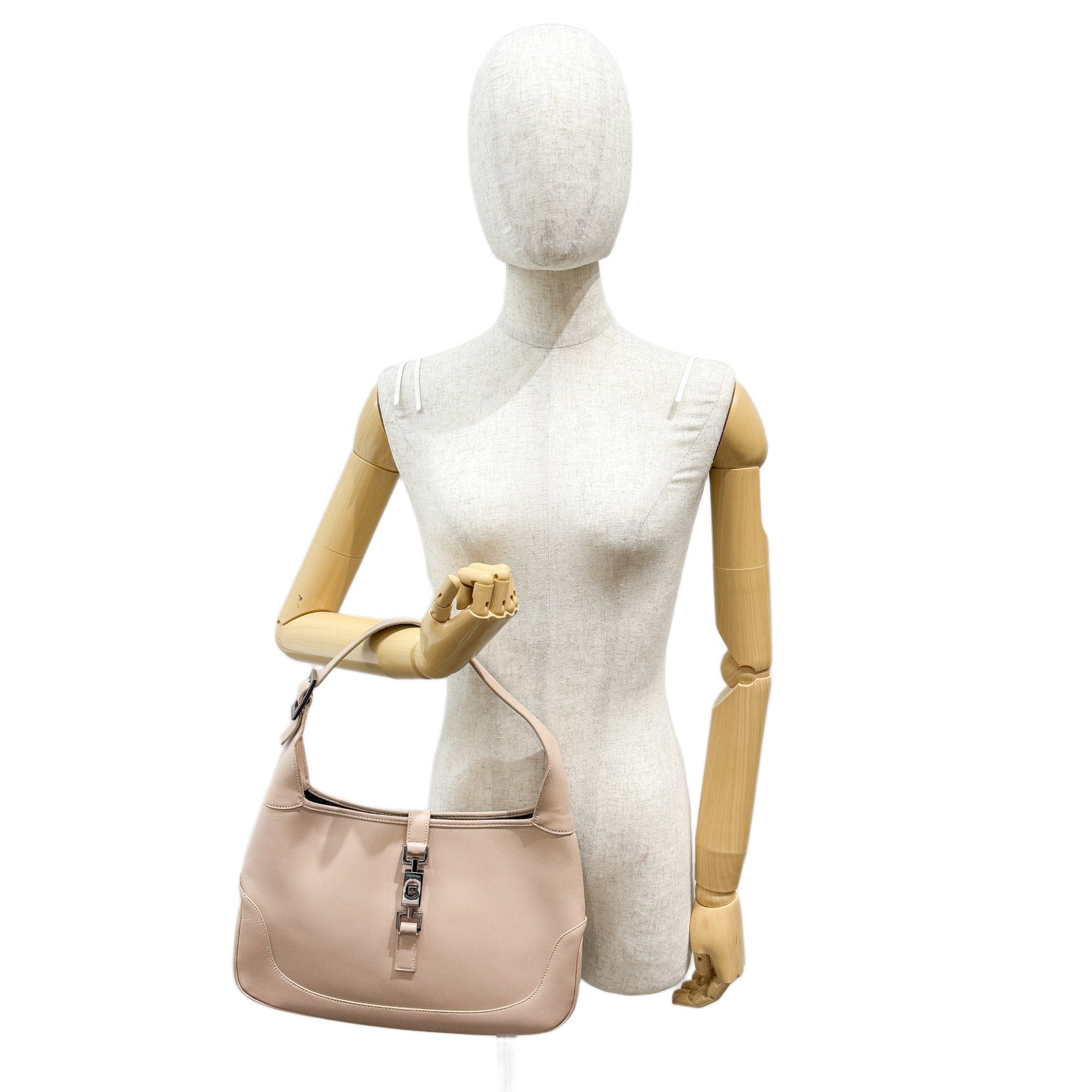 Jackie Pink Leather Shoulder Bag